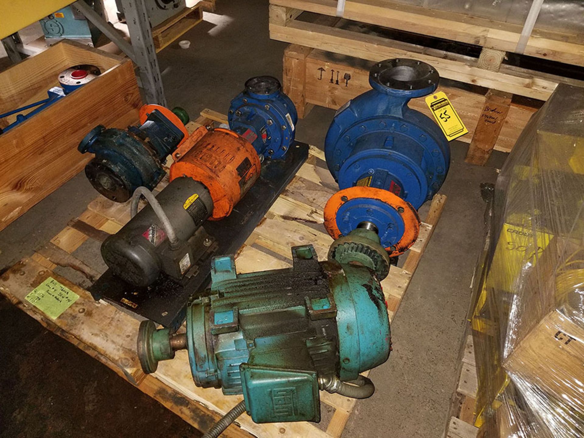 GRISWOLD PUMPS - (1) SIZE S/ 3 X 1.5 X 8/0800/SSSE/SN74, 8'' DIA., MODEL S-AB-10044 (1) SIZE L/ - Image 5 of 5