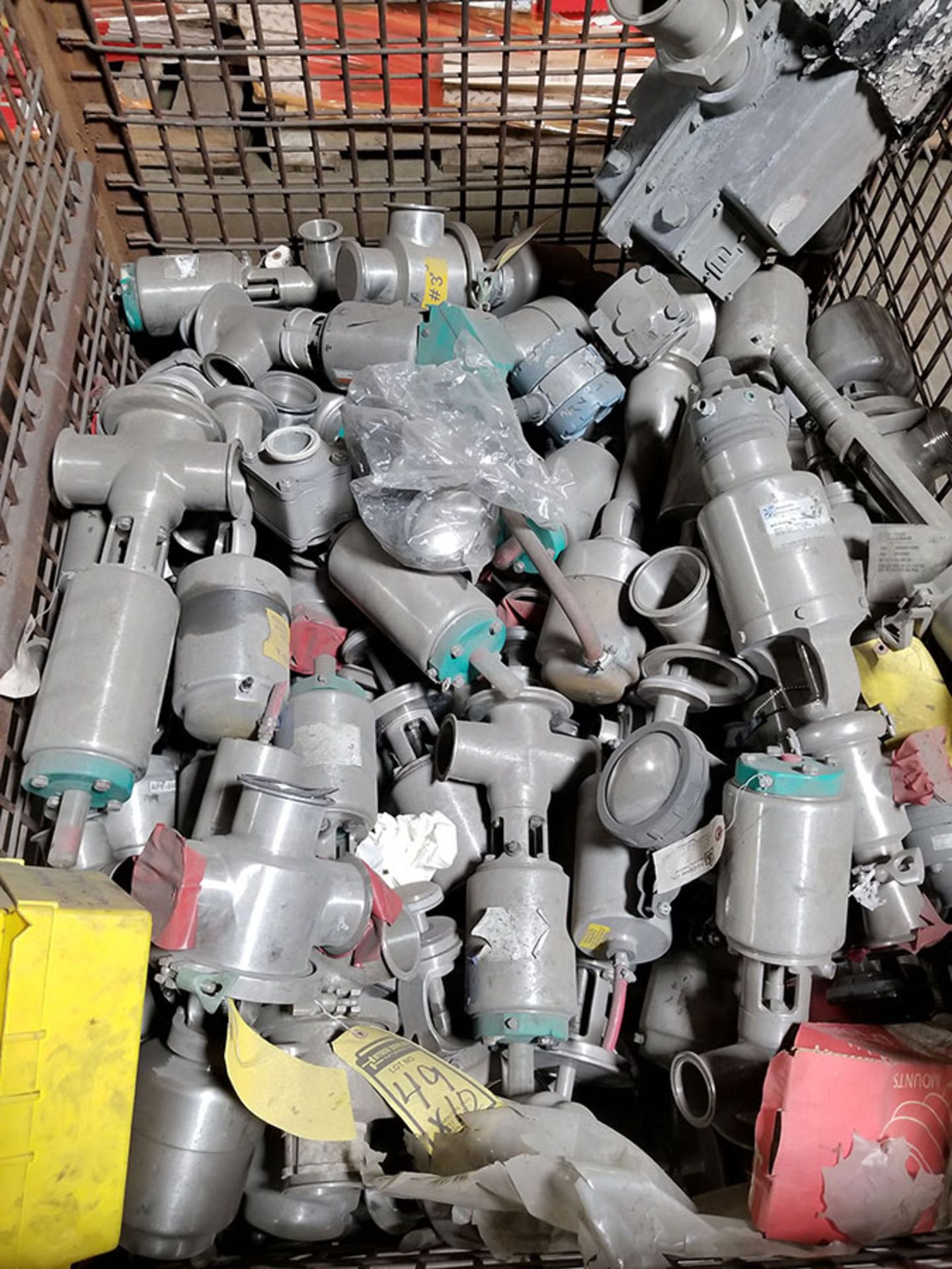 CRATE OF WAUKESHA, TRI-CLOVER STAINLESS VALVES AND PUMPS