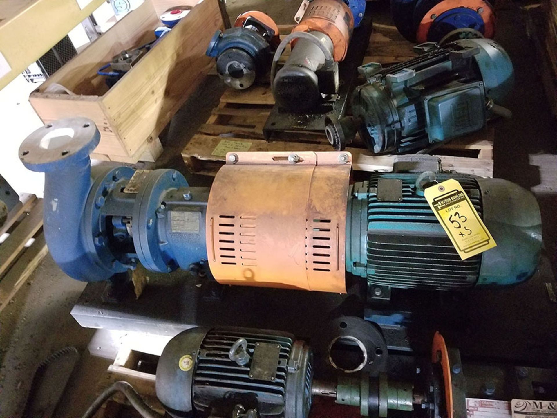 GRISWOLD PUMPS, SIZE 811M 4 X 3 X 8G, 8.26 DIA., 325 GPM, 1750 RPM, 55', A70 UNIT, S/S (X3) - Image 2 of 3