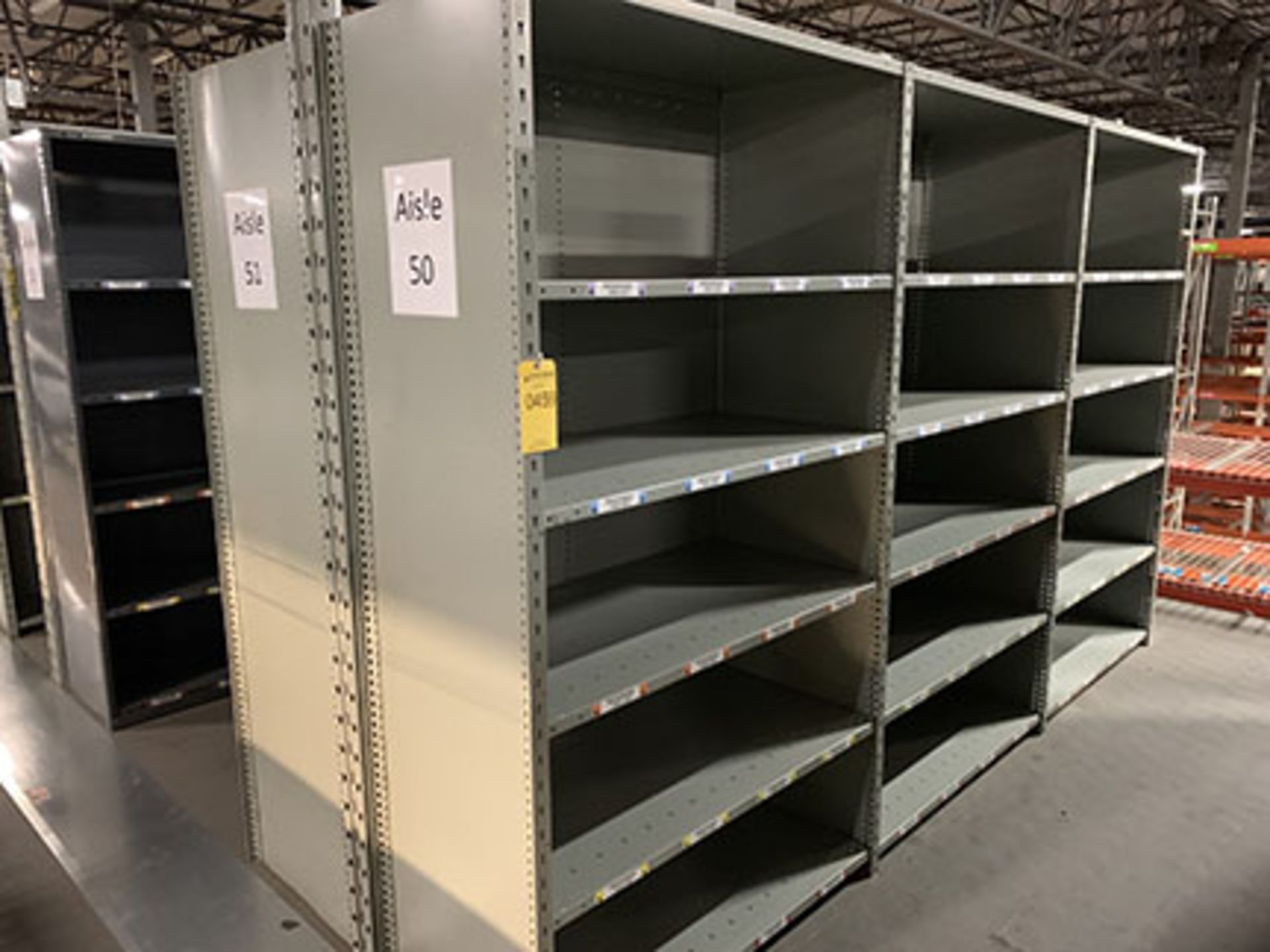(177) SECTIONS OF BOLTLESS SHELVING; 85''H X 48''W X 18'' & 24''W (LOCATED IN TOWER 1)