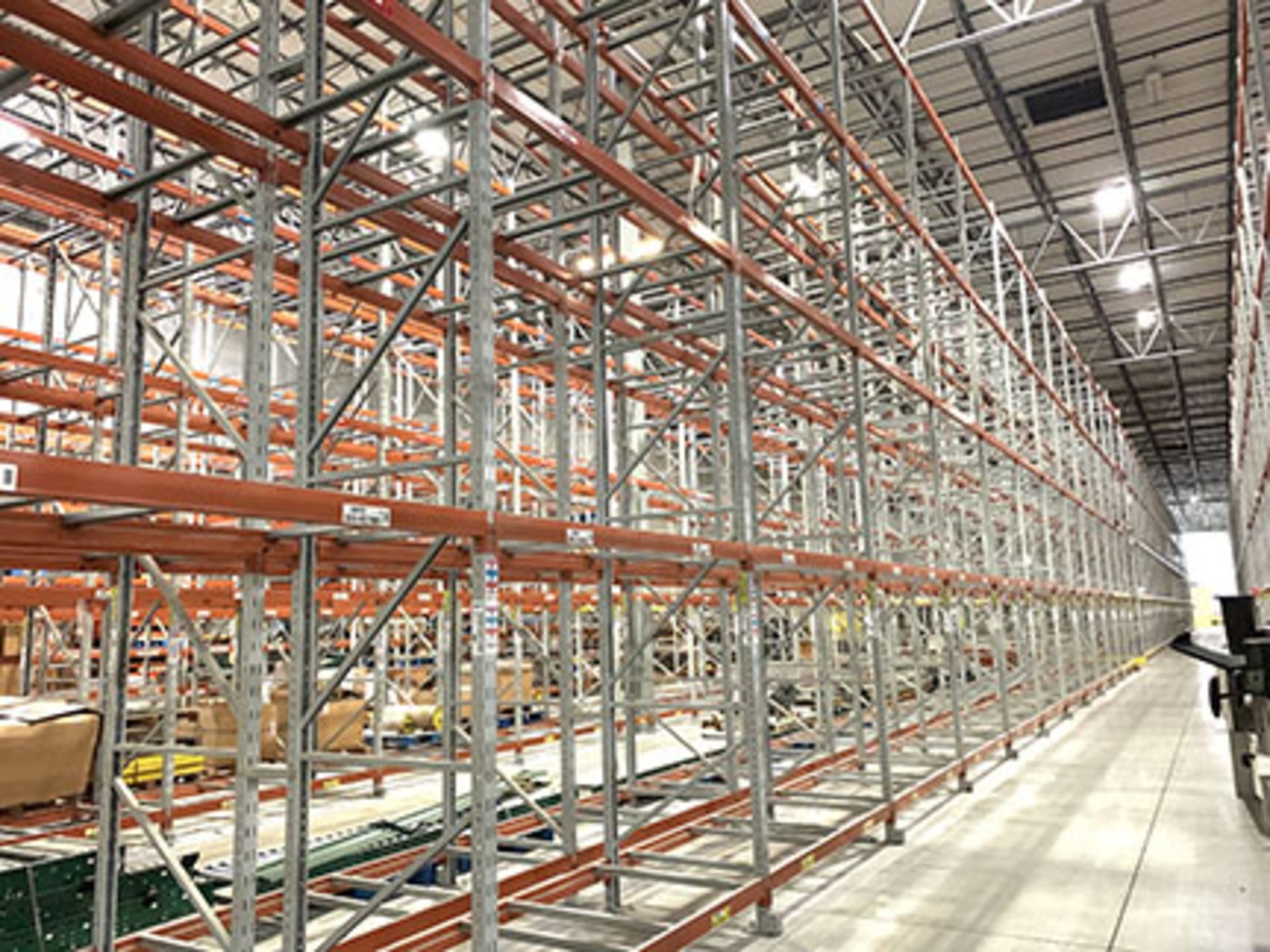 (52) SECTIONS OF RIDG-U-RAK SLOT STYLE PALLET RACK; (56) 27'T X 44''D UPRIGHTS, (520 +/-) 8' X 4'' - Image 8 of 8