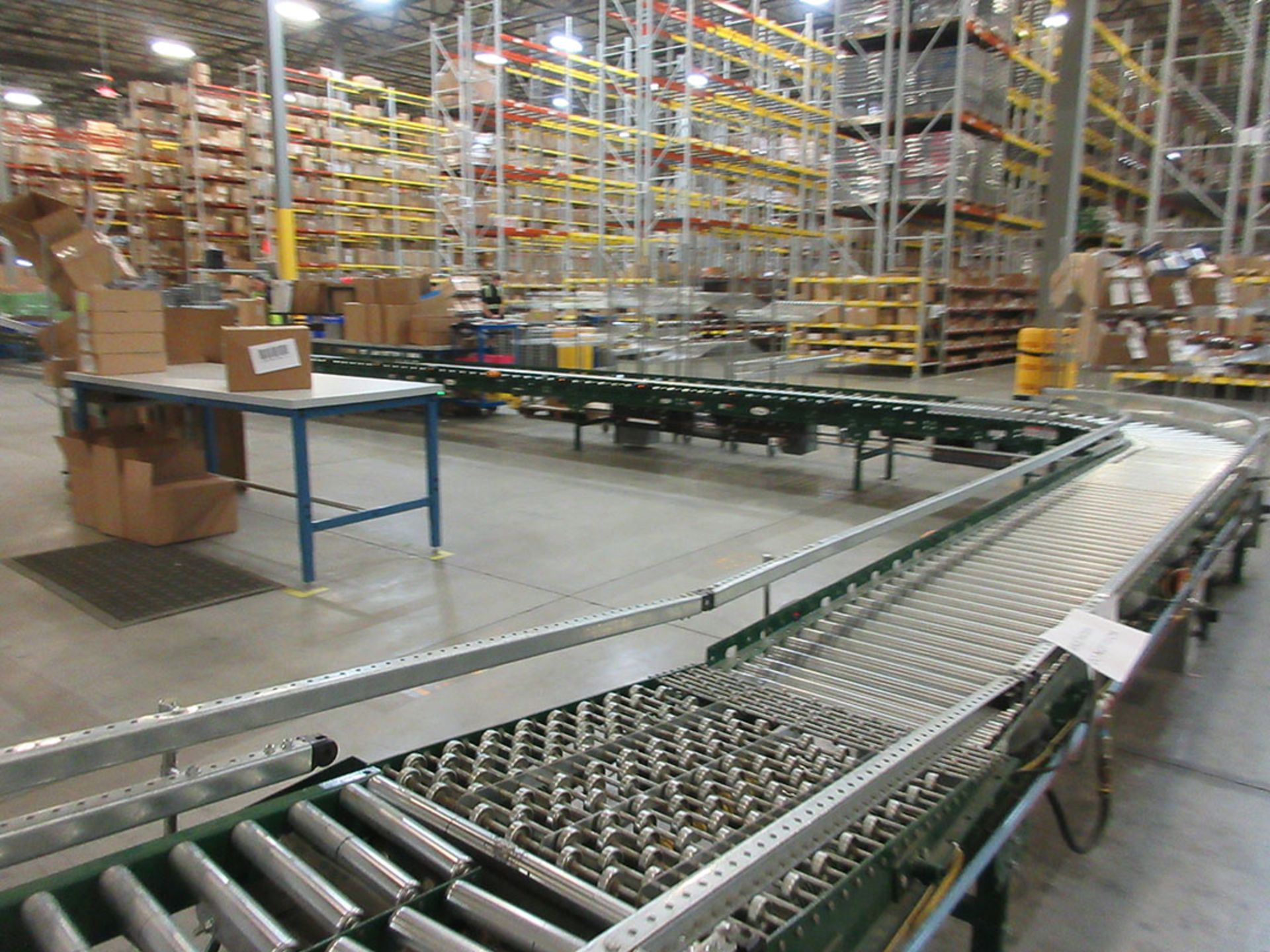 RAPISTAN CONVEYOR ON MEZZANINE; (6) SPIRAL CHUTES & CONVEYOR ***DELAYED REMOVAL UNTIL 6/25*** - Image 8 of 8