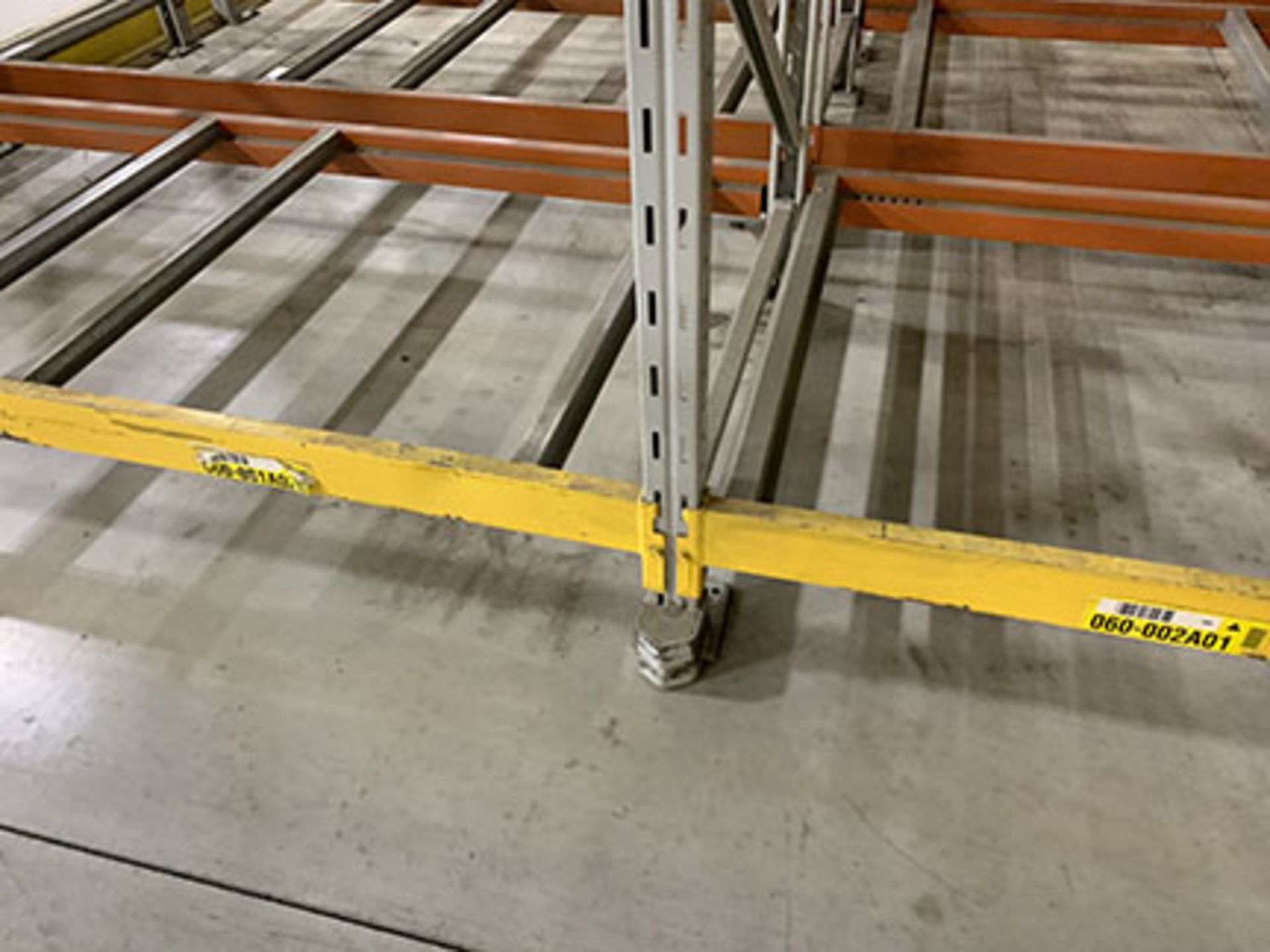 (69) SECTIONS OF RIDG-U-RAK SLOT STYLE PALLET RACK; (72) 27'T X 44''D UPRIGHTS, (724 +/-) 8' X 4'' - Image 4 of 5