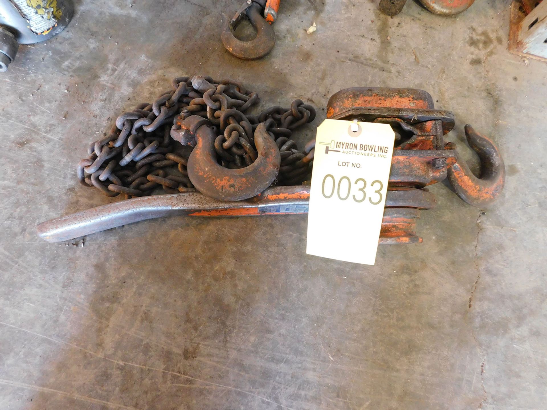 LYNX 1 1/2 TON CHAIN TYPE COME-A-LONG