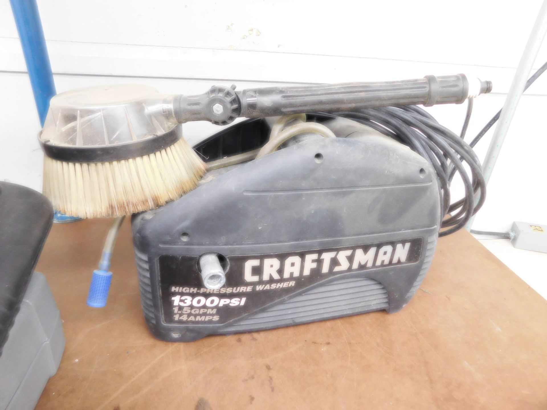 CRAFTSMAN HIGH PRESSURE WASHER; 1300-PSI, 1.5 GPM, 14-AMP