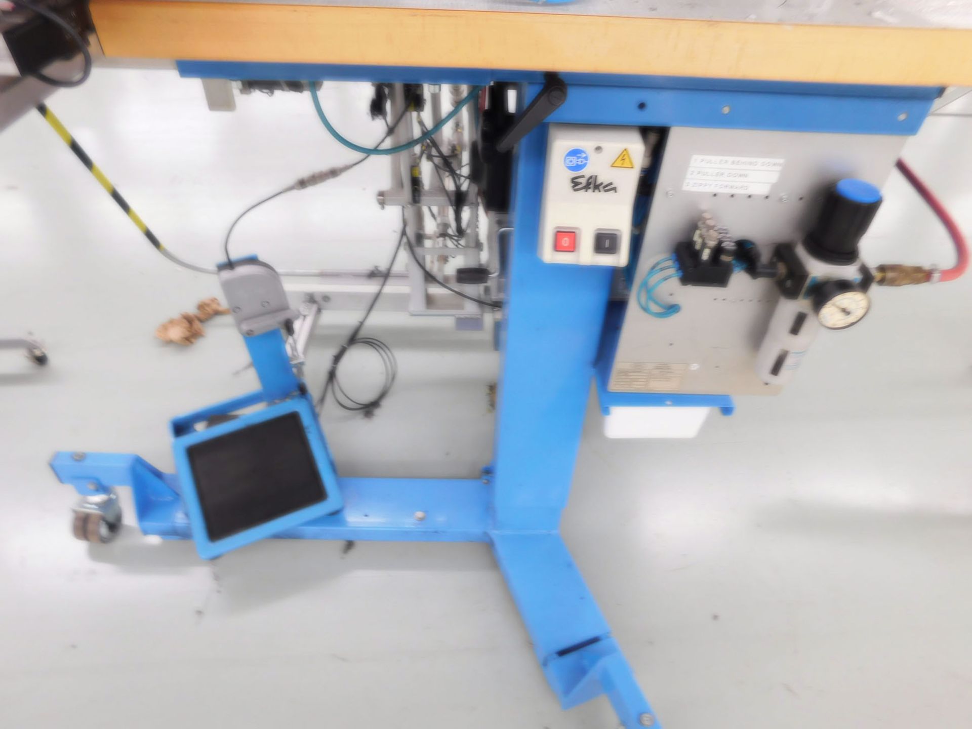 ROMBOLD SYSTEM GMBH PROGRAMMABLE SERGER, SINGLE NEEDLE, SAT-CONTROL-SYSTEM - Image 2 of 4