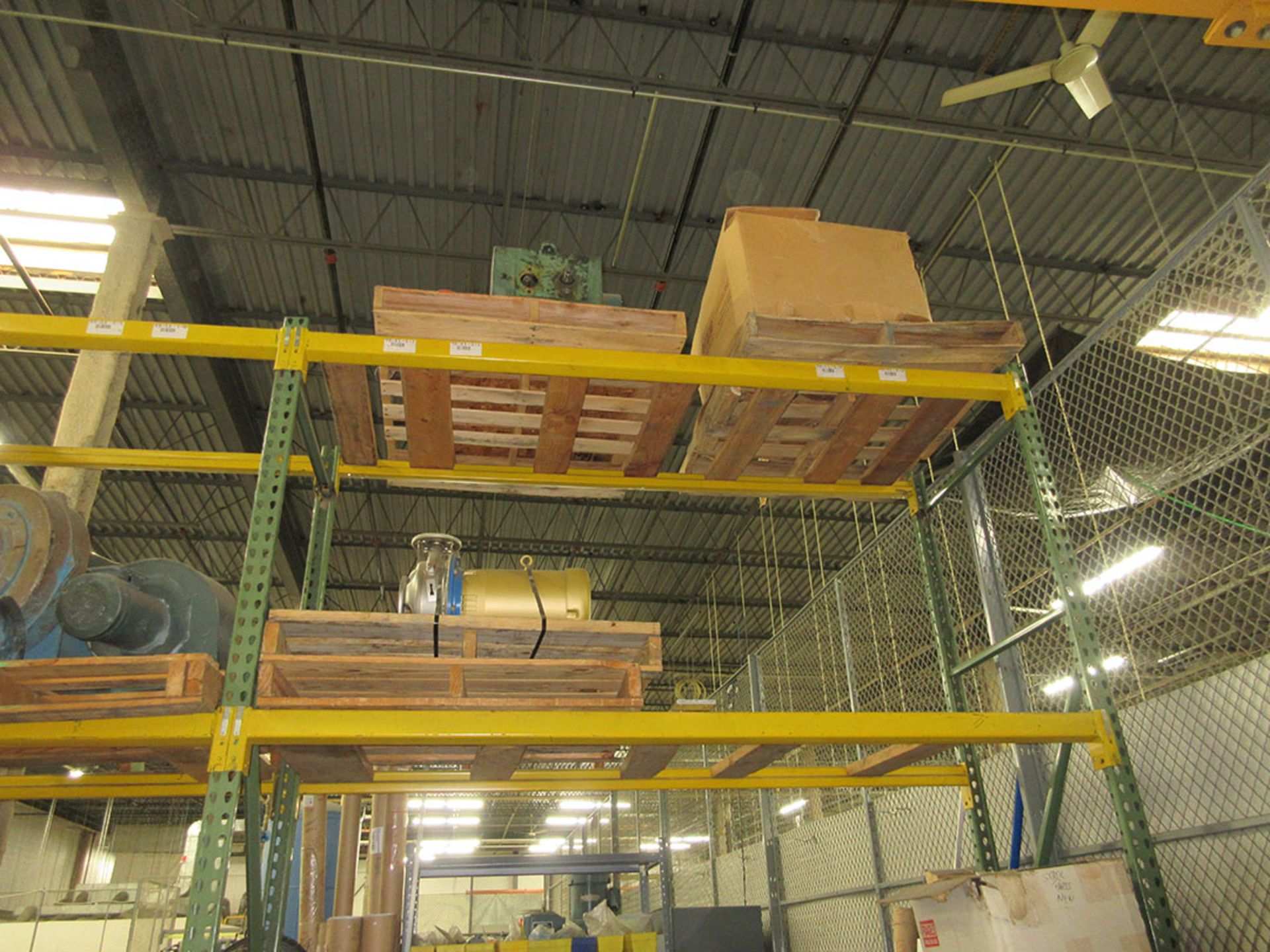 CONTENTS ON & BENEATH PALLET RACK; VACUUM PUMPS, ELECTRIC MOTORS, ELECTRIC CHAIN HOISTS, ETC. - Image 4 of 6