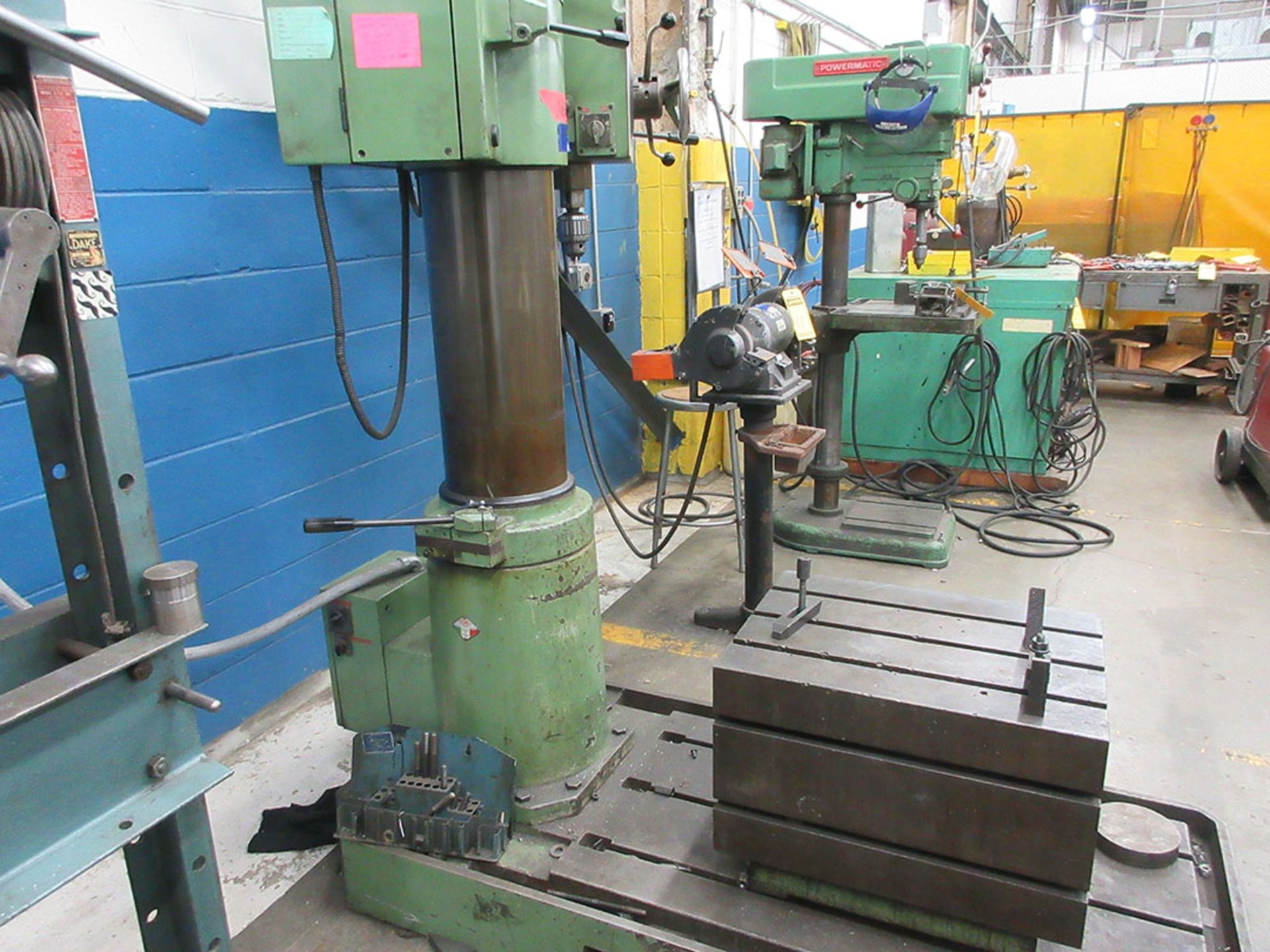 HERMES MACHINE TOOL CO. RADIAL ARM DRILL PRESS; MODEL FRB1000, S/N 1027A5 - Image 2 of 2