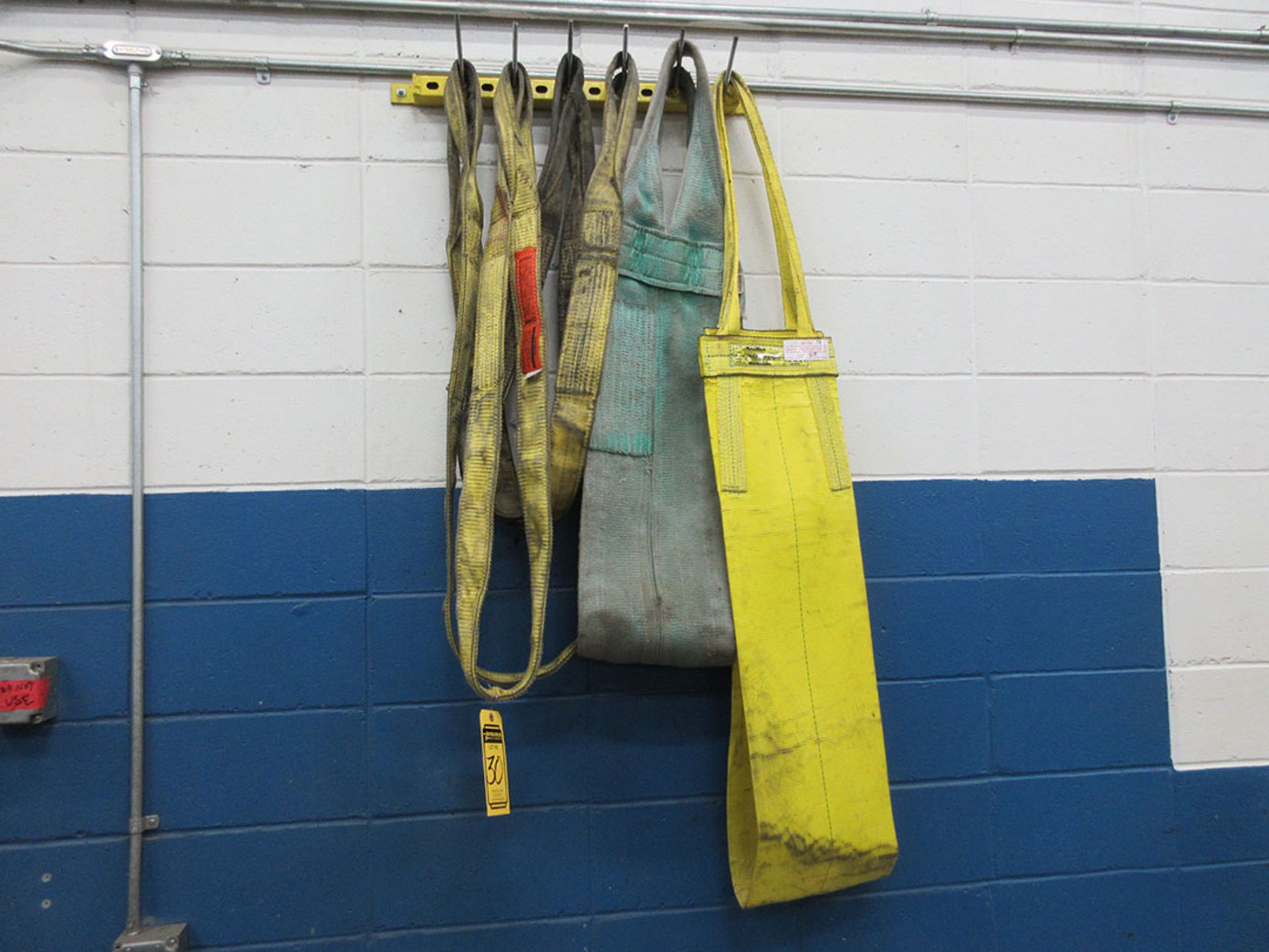 ASSORTED RIGGING EQUIPMENT; CHAINS, SLINGS, AND EYES - Image 2 of 2