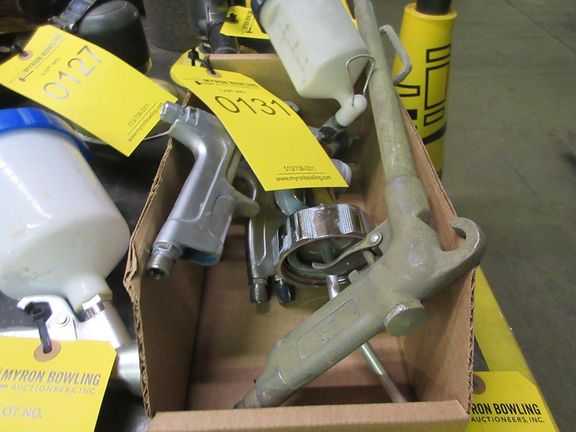 ASSORTED PAINT SPRAY GUNS