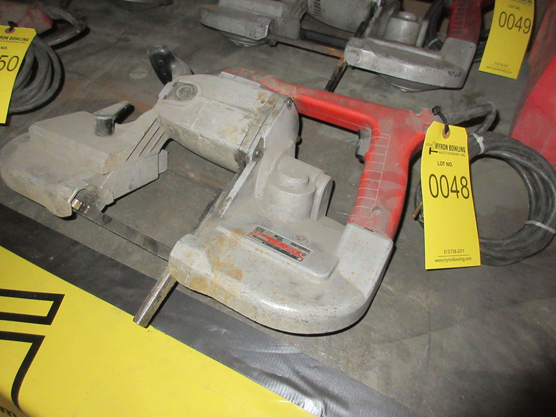 MILWAUKEE HD BAND SAW; MODEL 6230, 0-350 FPM