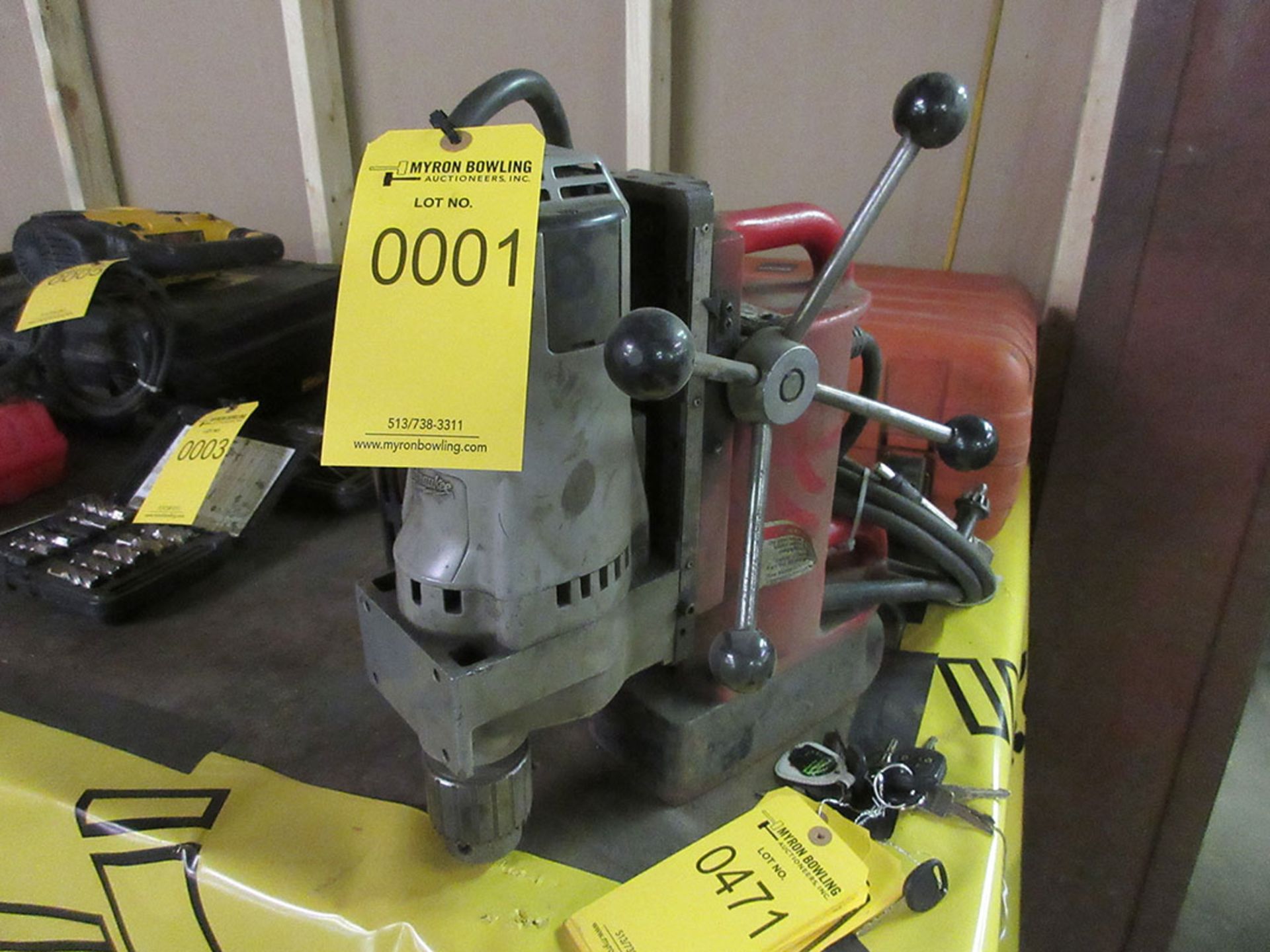 MILWAUKEE MAG DRILL; MODEL 4202, S/N 598B198245044