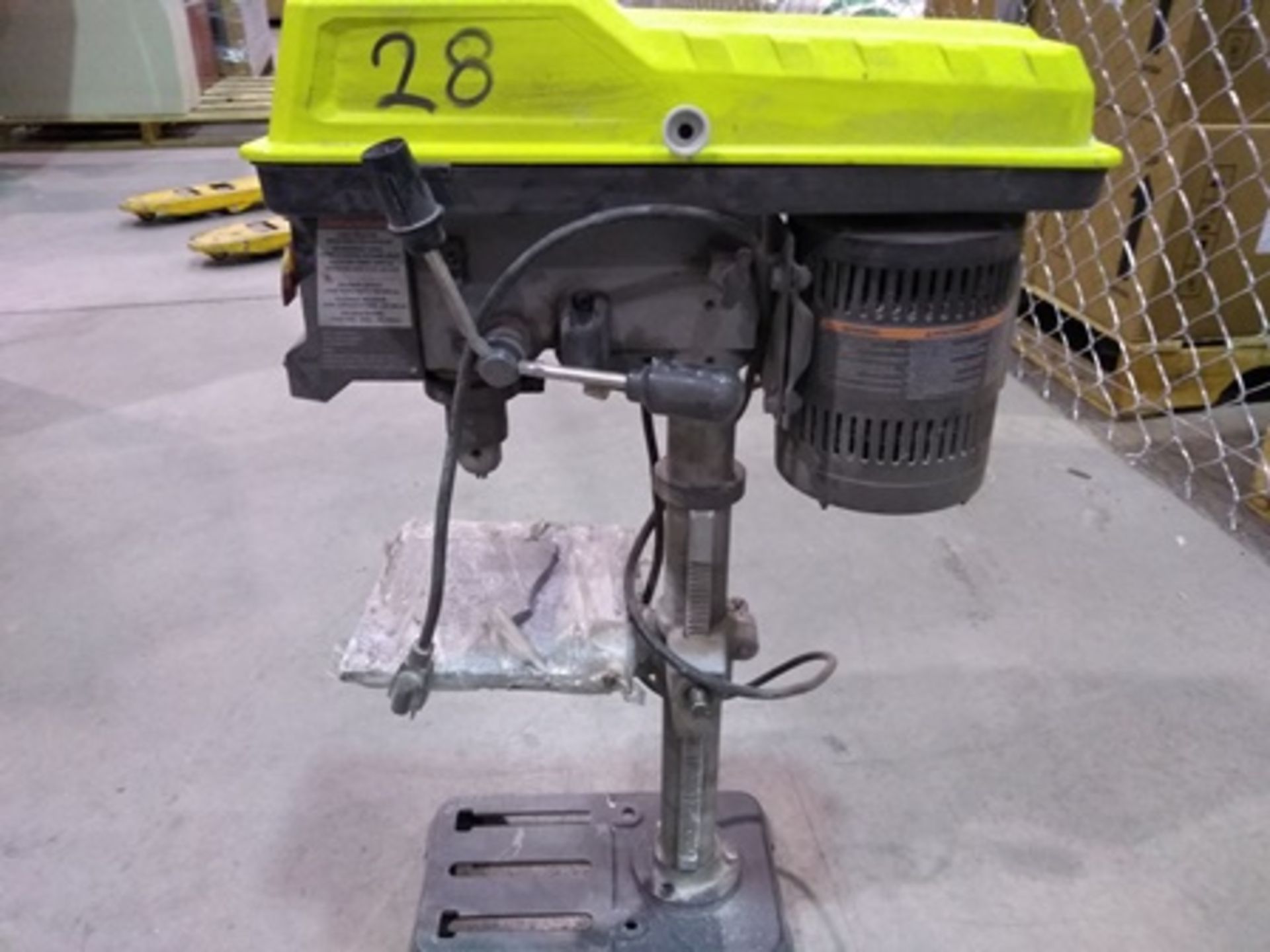 Ryobi column drill (chuck and lasser alignment system included), 1/2 hp engine. - Image 6 of 13