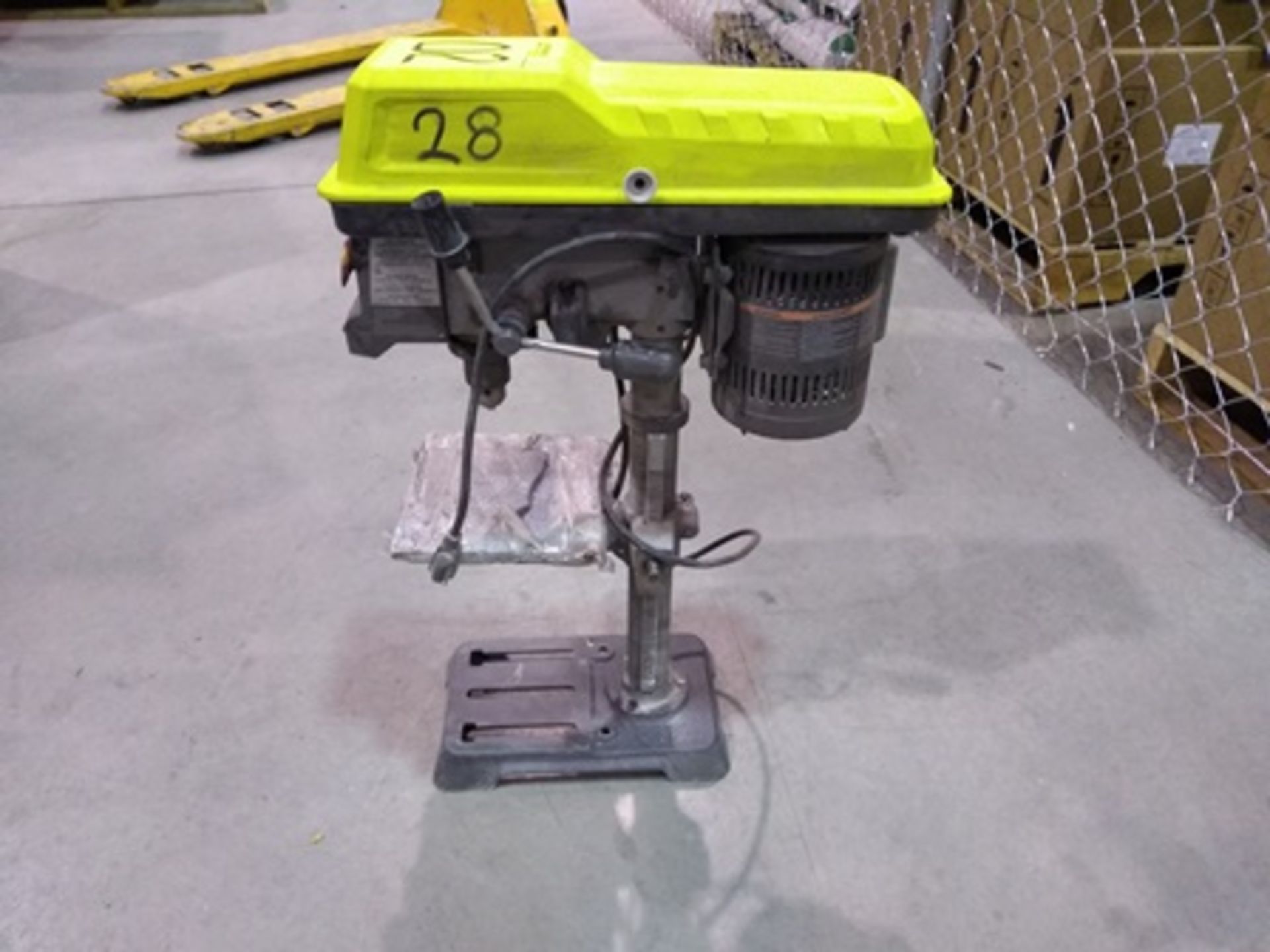 Ryobi column drill (chuck and lasser alignment system included), 1/2 hp engine. - Image 5 of 13