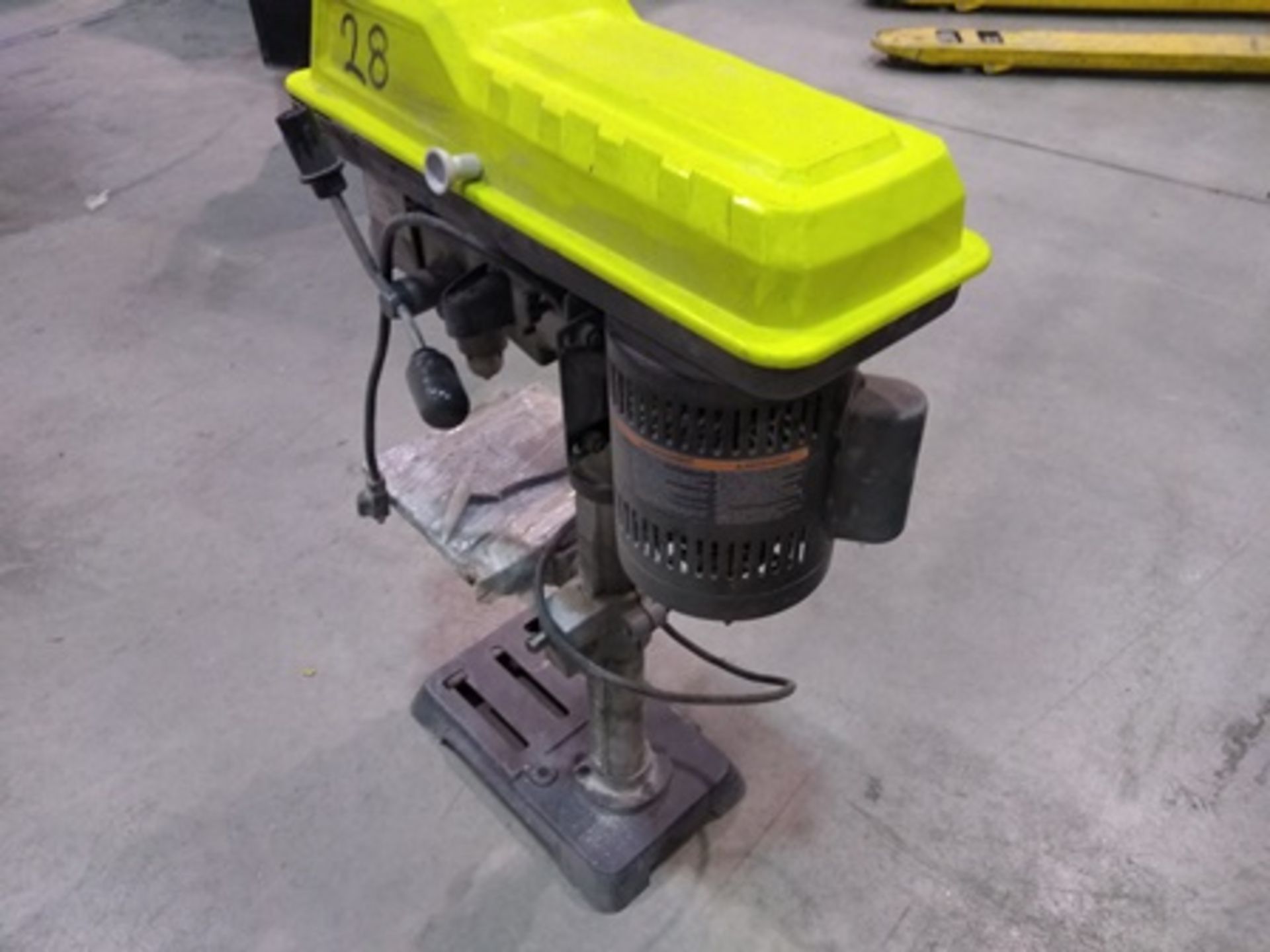 Ryobi column drill (chuck and lasser alignment system included), 1/2 hp engine. - Image 7 of 13