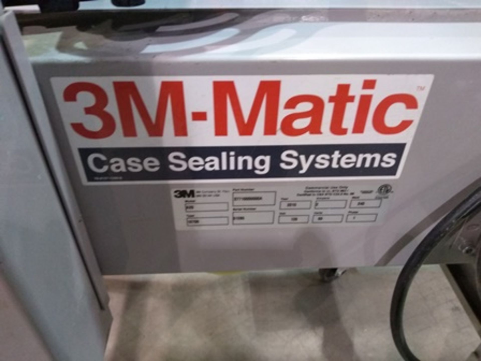 3M-Matic Case Sealing Systems, carton sealing machine mod. A20, serial number 51285, year 2015 … - Image 9 of 29