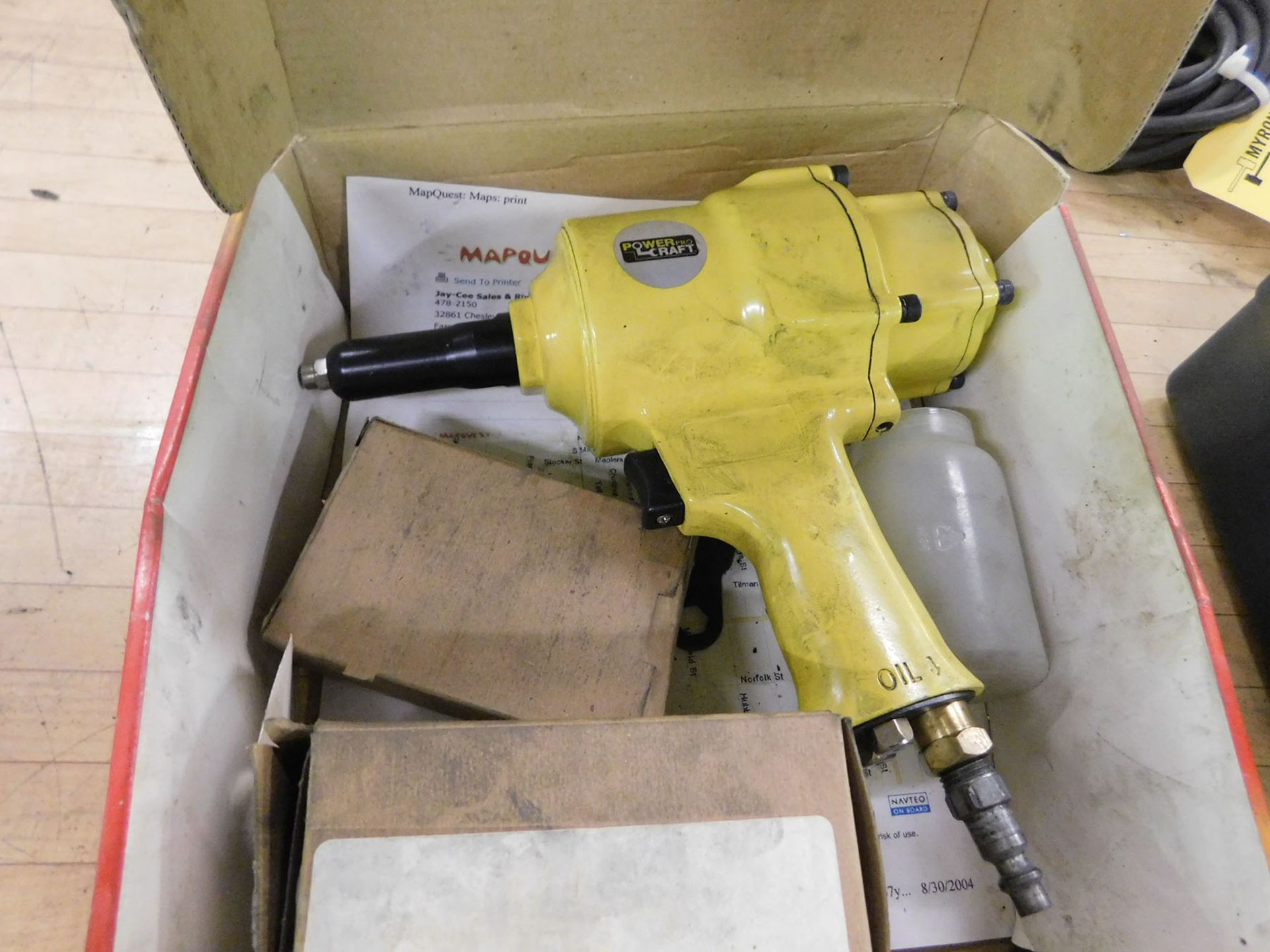 POWER PRO CRAFT PNEUMATIC RIVETER WITH RIVETS