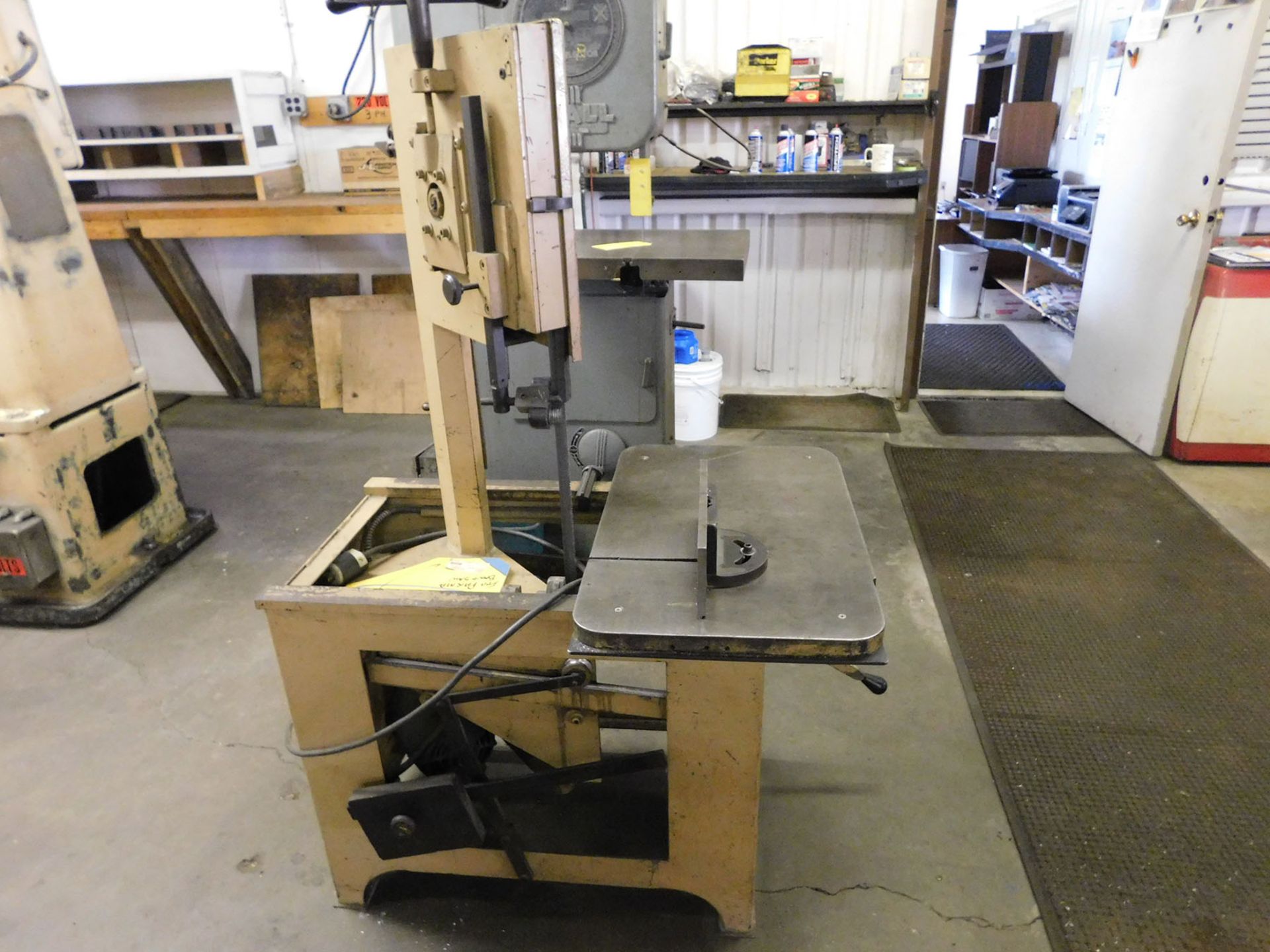 PARMA WORK-A-MATIC VERTICAL BANDSAW; 28'' X 18'' TABLE - Image 3 of 3