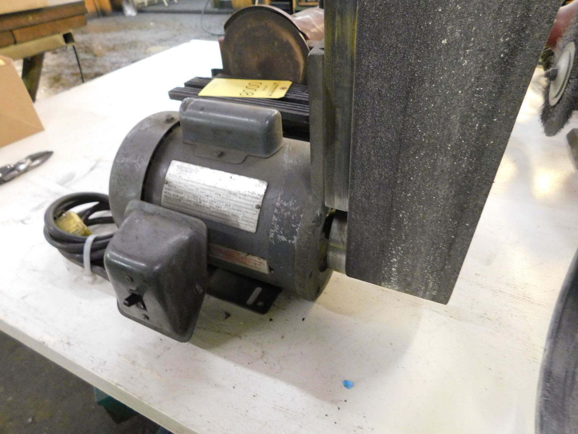 AO SMITH BELT SANDER; MODEL C56J2TE100, 1/2 HP, SINGLE PHASE, 60-HZ - Image 2 of 2