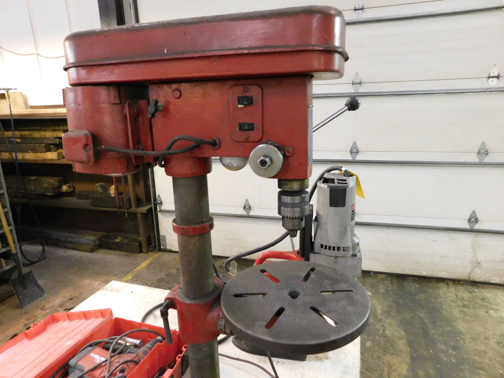 STEELMAN TOOLS HEAVY DUTY DRILL PRESS; MODEL DP-16-5, 5/8'' CAP, SPINDLE JT #3, 1/3 HP, 5-SPEED, S/N - Image 2 of 4