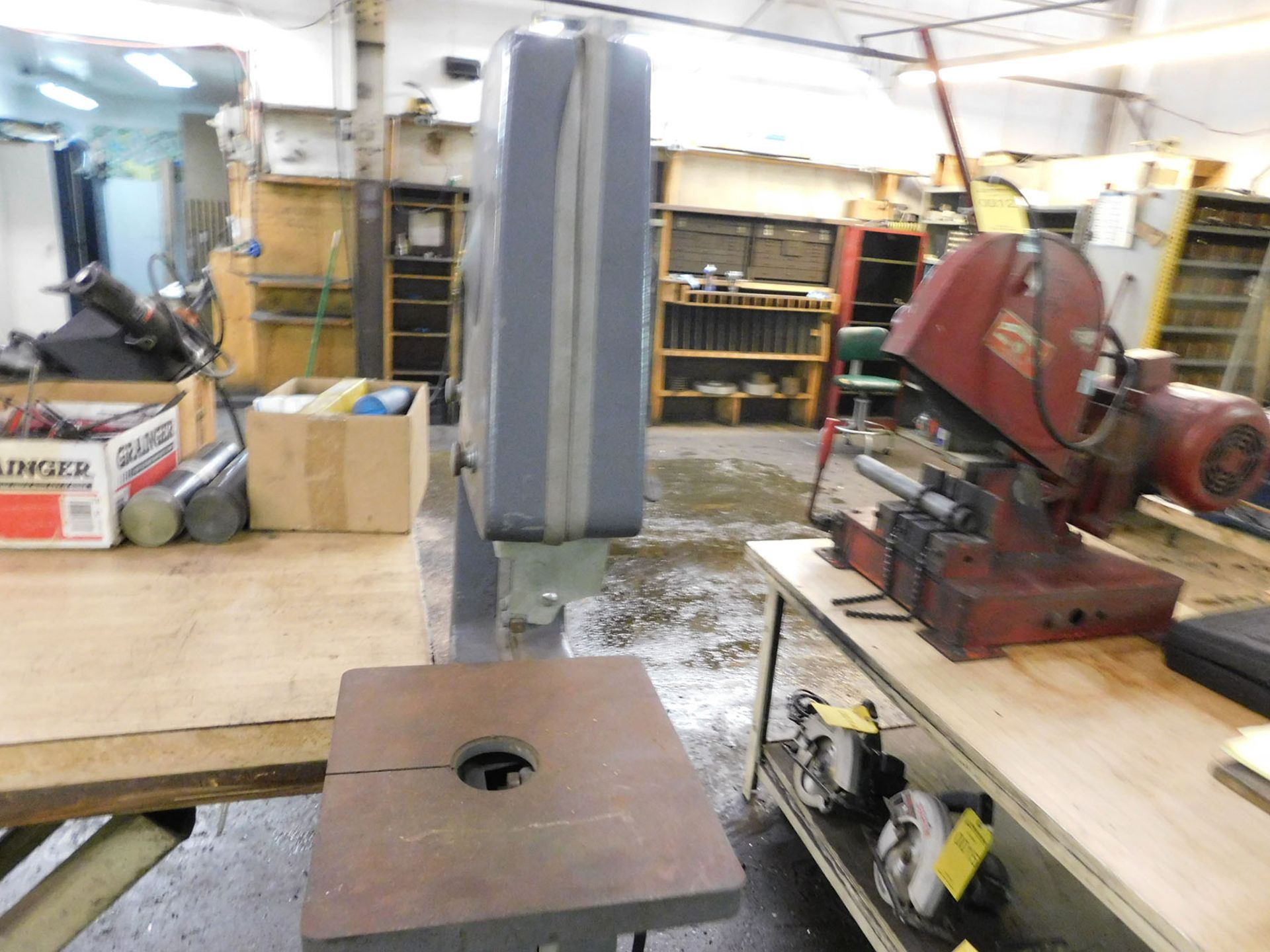 ROCKWELL DELTA BANDSAW ON STAND; SINGLE PHASE - Image 2 of 3