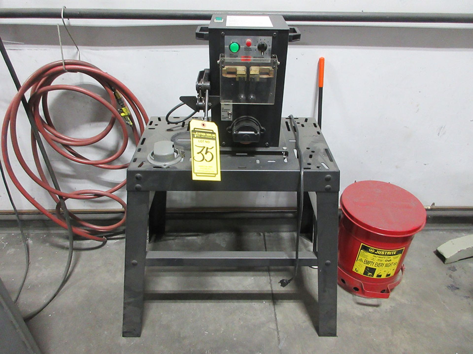 DAYTON BENCH TOP BLADE WELDER/GRINDER; MODEL 4TJ96A