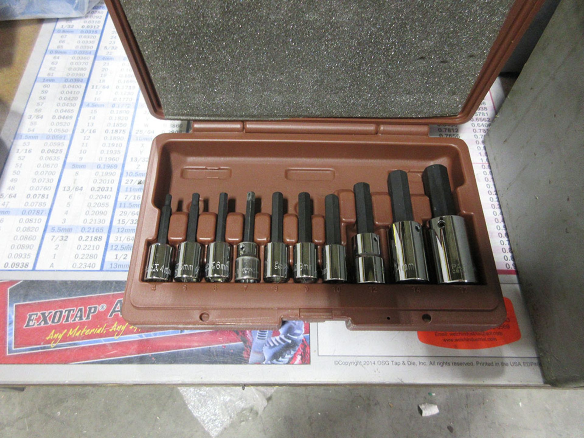 BOSCH ROTO ZIP, CUT-OFF TOOL, HOLESAW, BLUE TOOLBOXES, PARAMOUNT METRIC 1/2'' DRIVE HEX DRIVE KIT, - Image 3 of 4