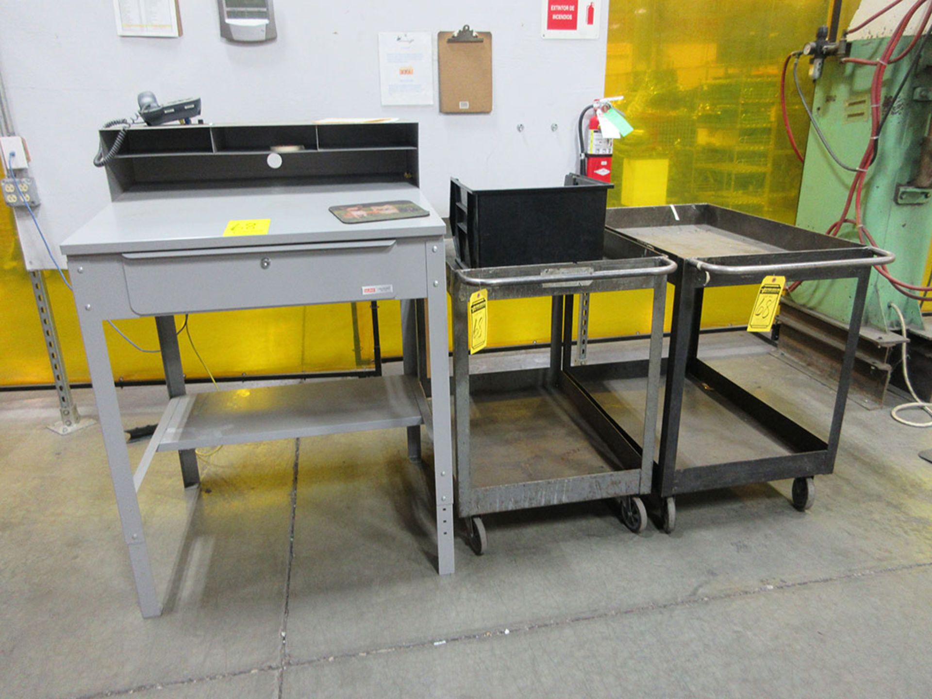 (12+/-) MATERIAL STANDS, TABLES, AND CARTS - Image 2 of 2