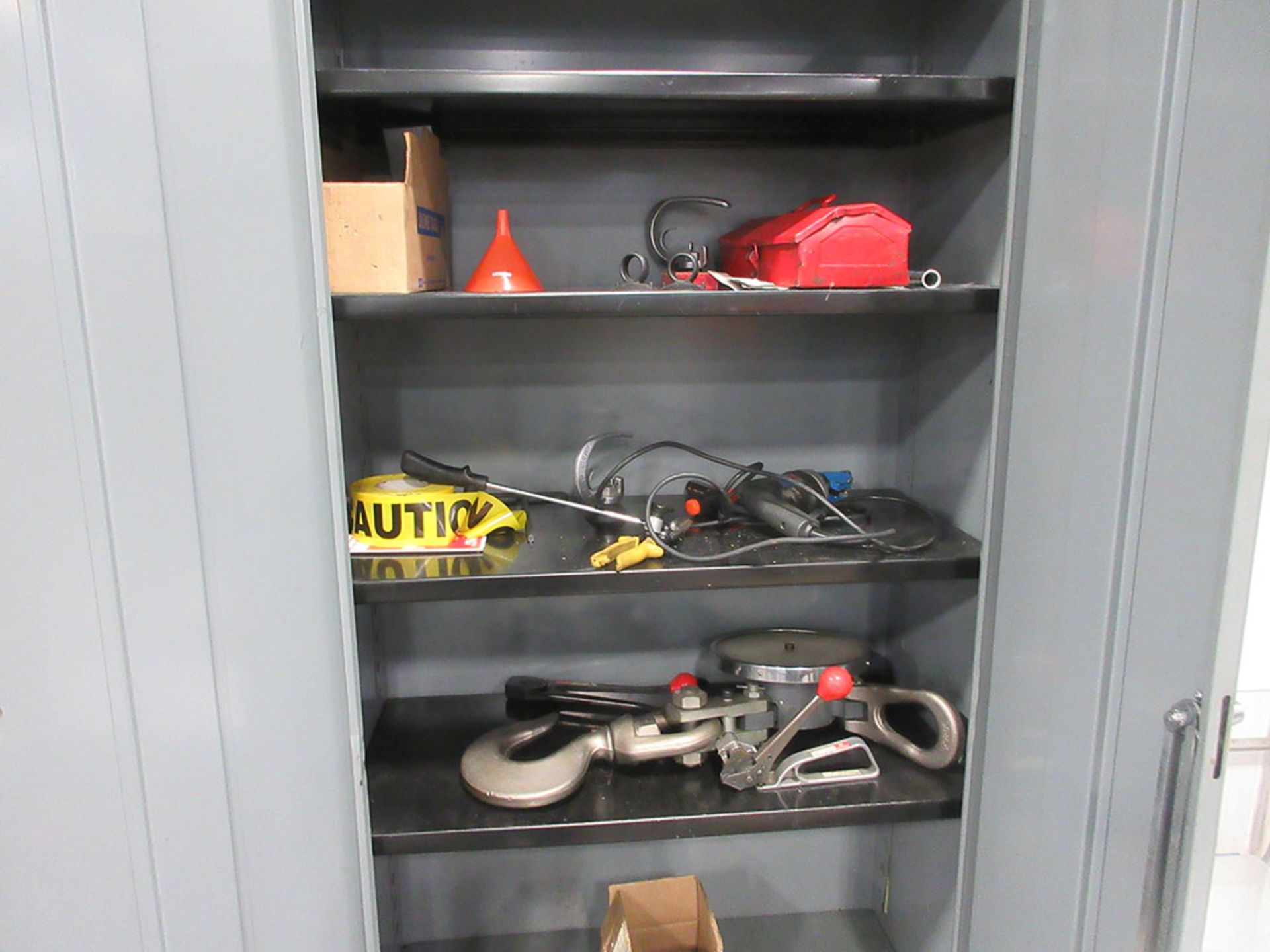 (2) CABINETS WITH CONTENTS; CRANE SCALE - Image 2 of 2