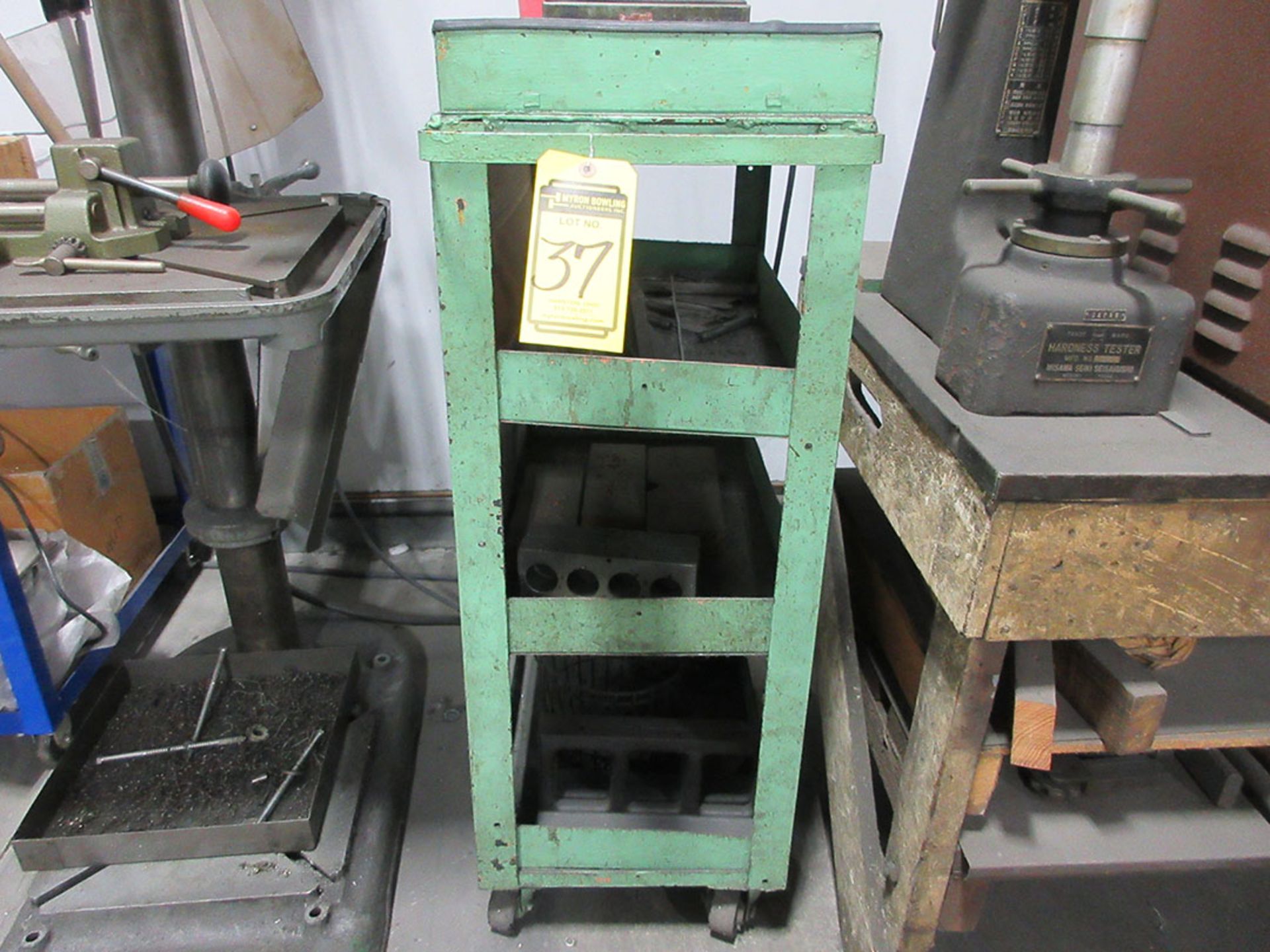 (3) CARTS WITH TOOLING; HOLD DOWNS & RISERS