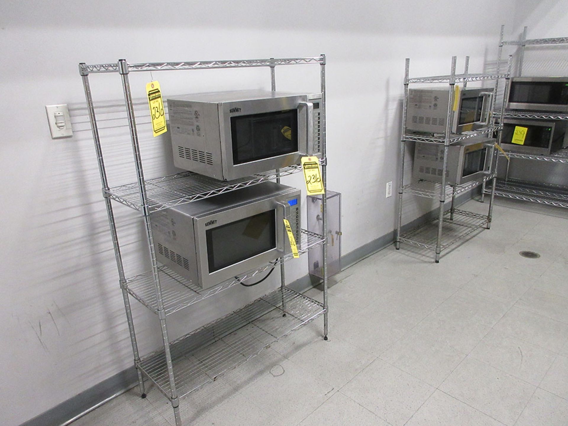 (4) SUMMIT COMMERCIAL MICROWAVES