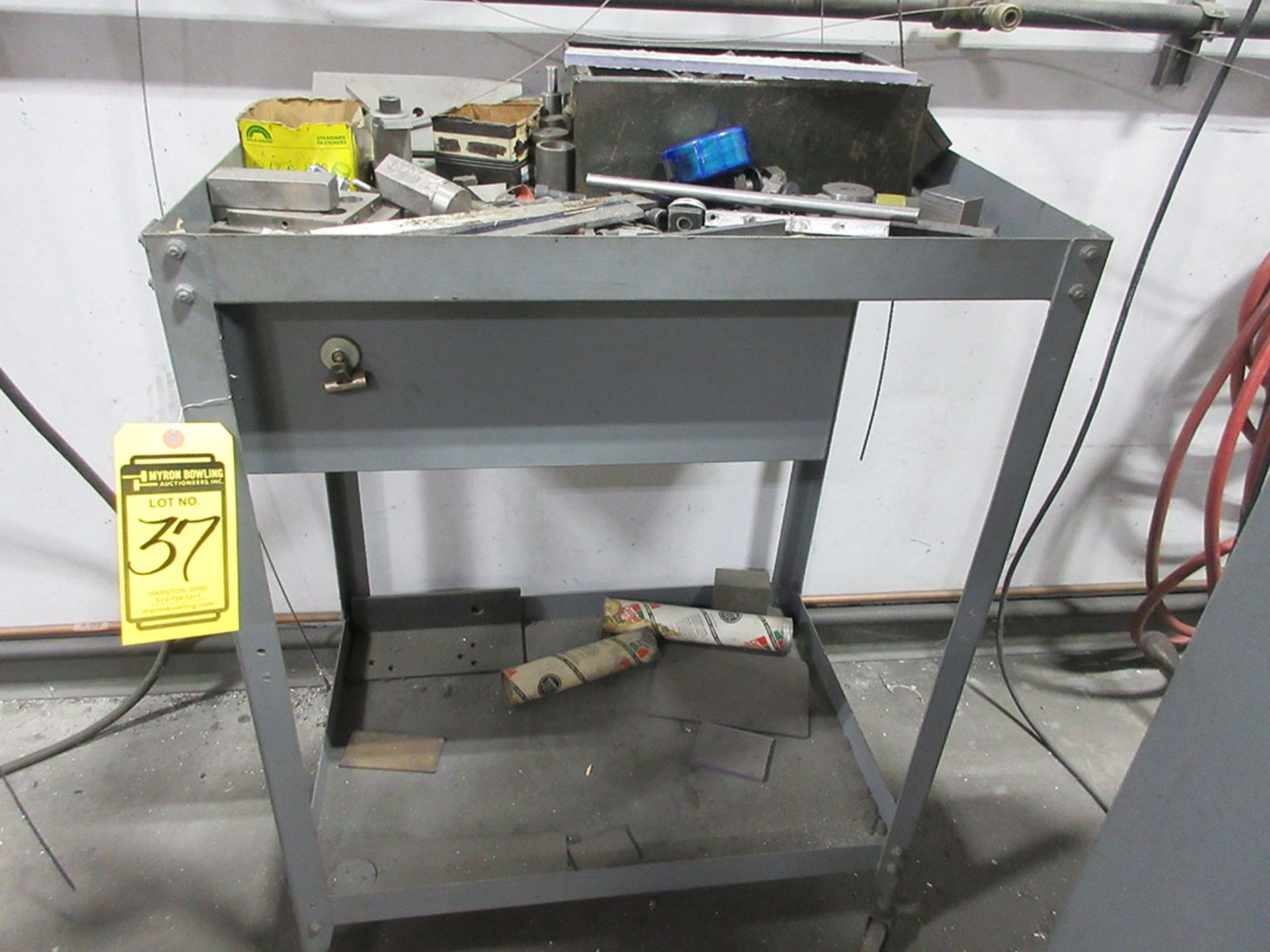 (3) CARTS WITH TOOLING; HOLD DOWNS & RISERS - Image 2 of 3