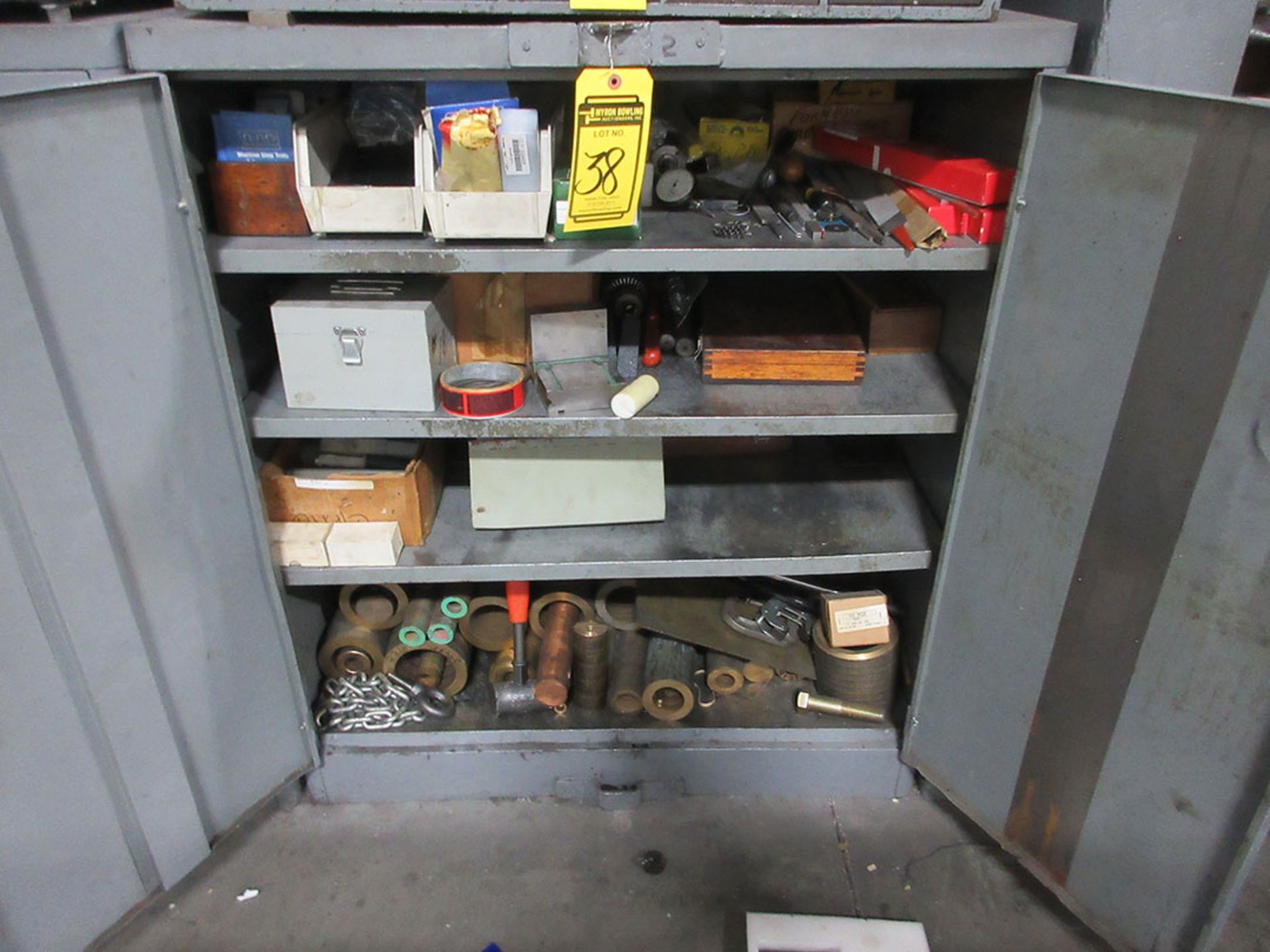 (3) CABINETS & BOLT BIN WITH TAPS, DRILL BITS, PUNCHES, SCREWS, BRASS, AND COPPER - Image 3 of 4