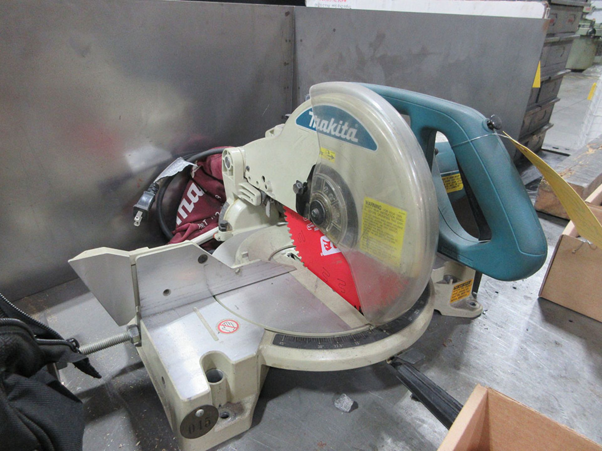 HITACHI 14'' CUT-OFF SAW; S/N 030309 & MAKITA 10'' CUT-OFF SAW; S/N 00478800 - Image 2 of 2