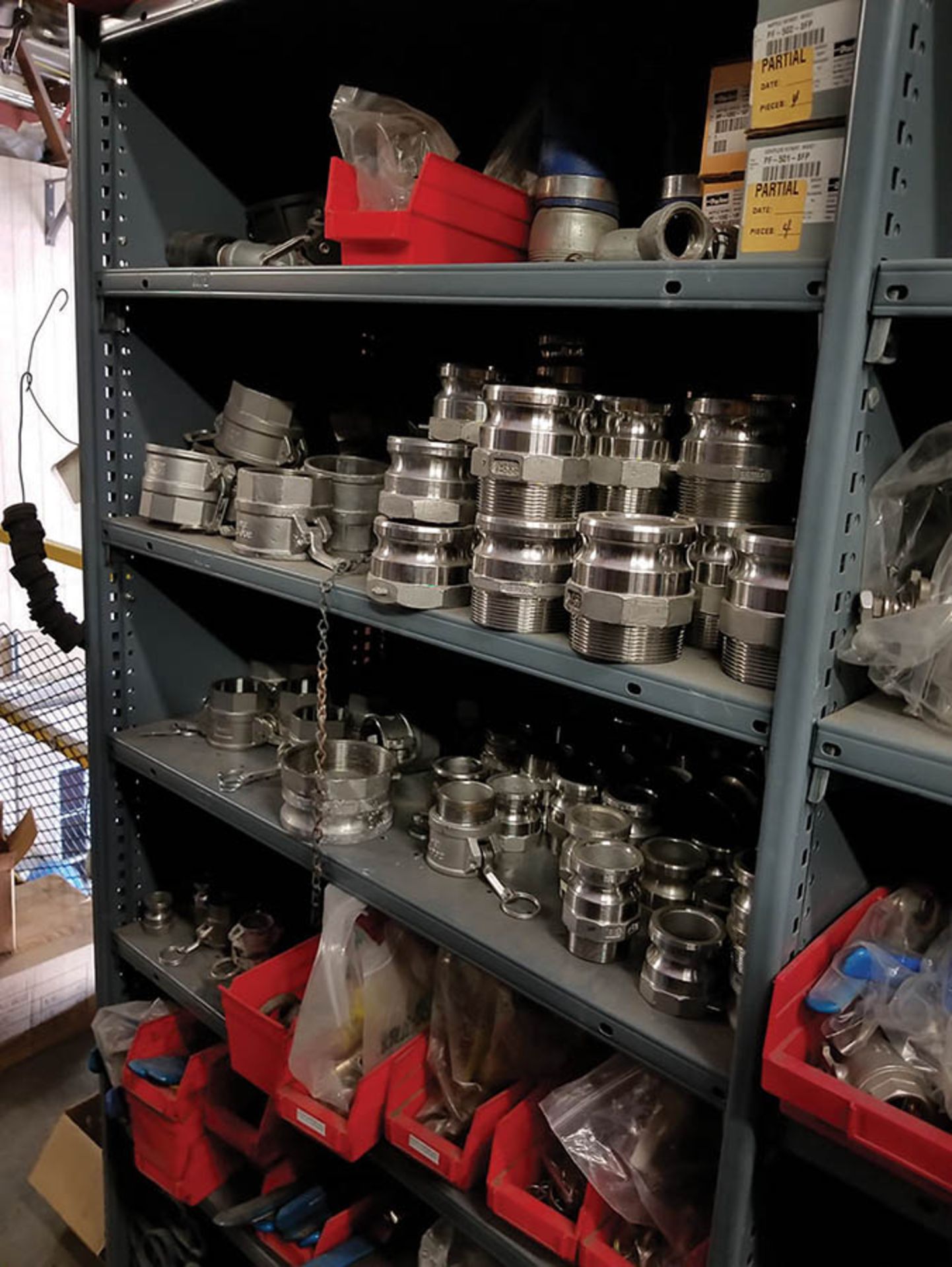 CONTENTS OF UPSTAIRS MAINTENANCE ROOM- (29) LIGHT DUTY SHELVING UNITS WITH A HUGE ASSORTMENT OF - Image 7 of 31