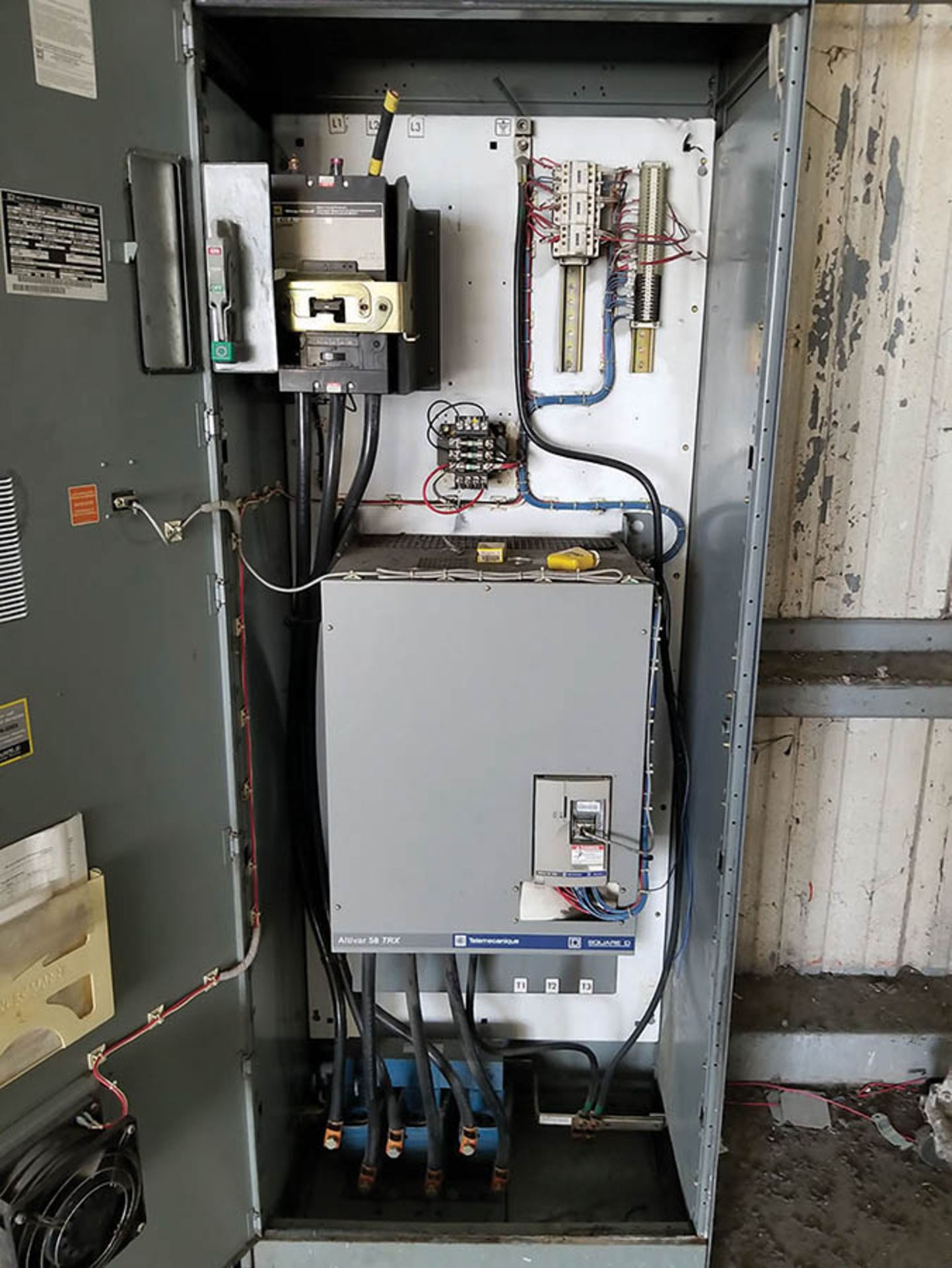 ALL ELECTRICAL CONTROL PANELS USED TO RUN OVERHEAD CONVEYORS, MCC'S, PLC'S, VOLTAGE STABILIZERS, PLC - Image 10 of 13