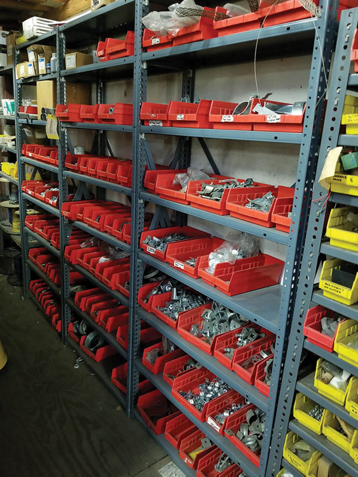 CONTENTS OF UPSTAIRS MAINTENANCE ROOM- (29) LIGHT DUTY SHELVING UNITS WITH A HUGE ASSORTMENT OF - Image 15 of 31