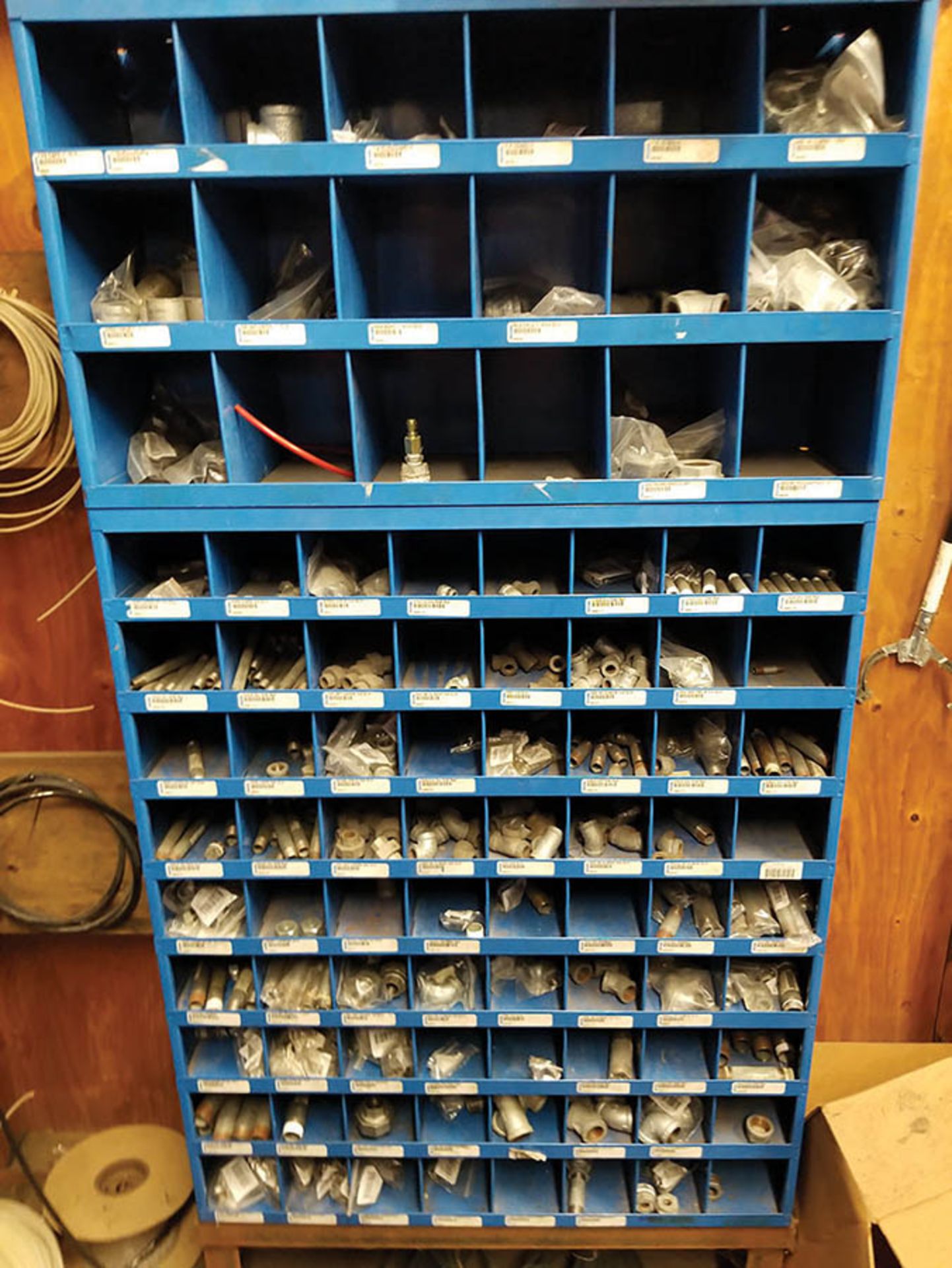 CONTENTS OF UPSTAIRS MAINTENANCE ROOM- (29) LIGHT DUTY SHELVING UNITS WITH A HUGE ASSORTMENT OF - Image 4 of 31