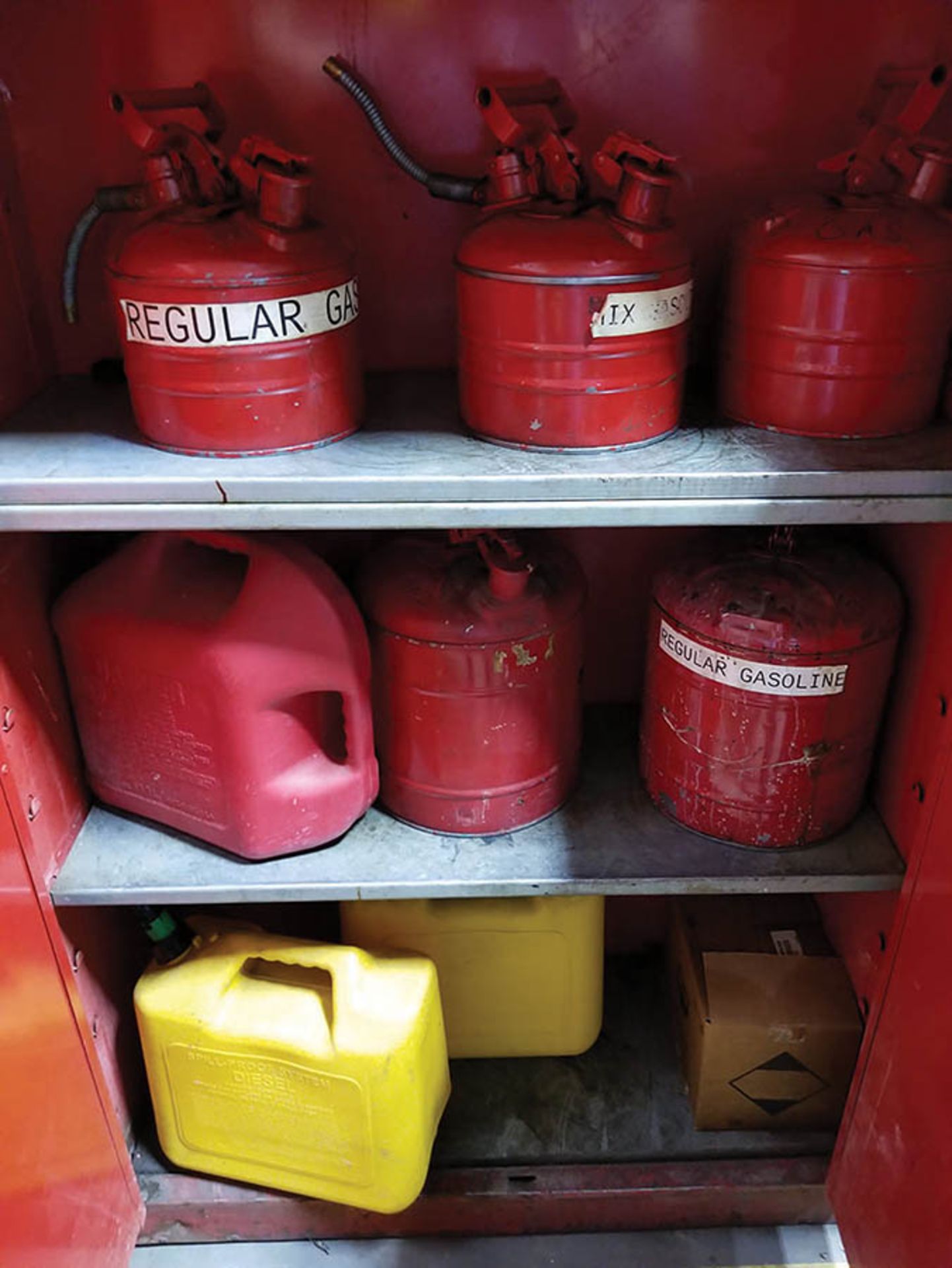 (3) 60-GALLON FLAMMABLE STORAGE CABINETS AND CONTENTS - Image 4 of 4