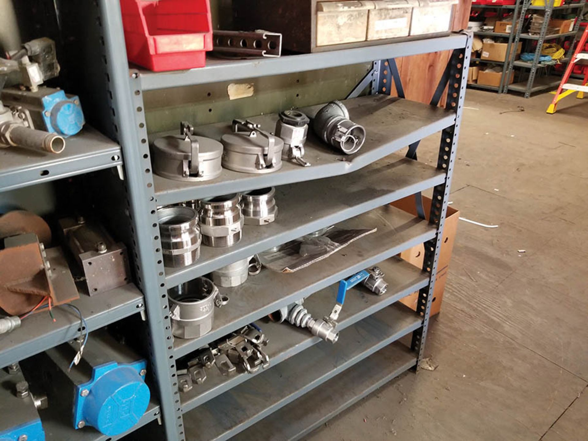 CONTENTS OF UPSTAIRS MAINTENANCE ROOM- (29) LIGHT DUTY SHELVING UNITS WITH A HUGE ASSORTMENT OF - Image 10 of 31