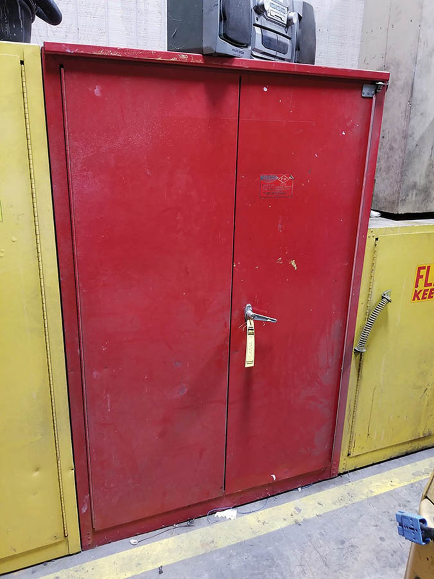 (3) 60-GALLON FLAMMABLE STORAGE CABINETS AND CONTENTS - Image 3 of 4