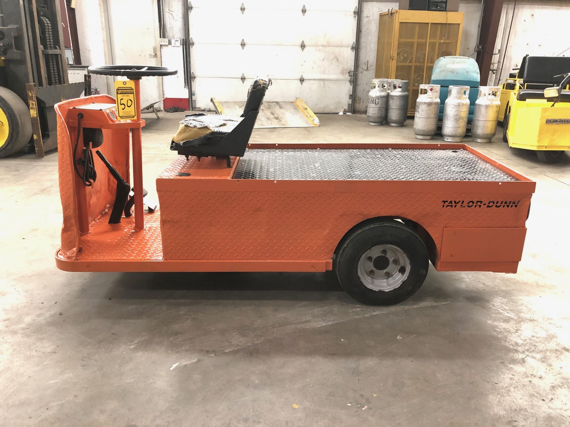 2007 TAYLOR-DUNN 3-WHEEL ELECTRIC PERSONNEL CART, MODEL: C0-014-32, WITH 24-VOLT ON-BOARD CHARGER,