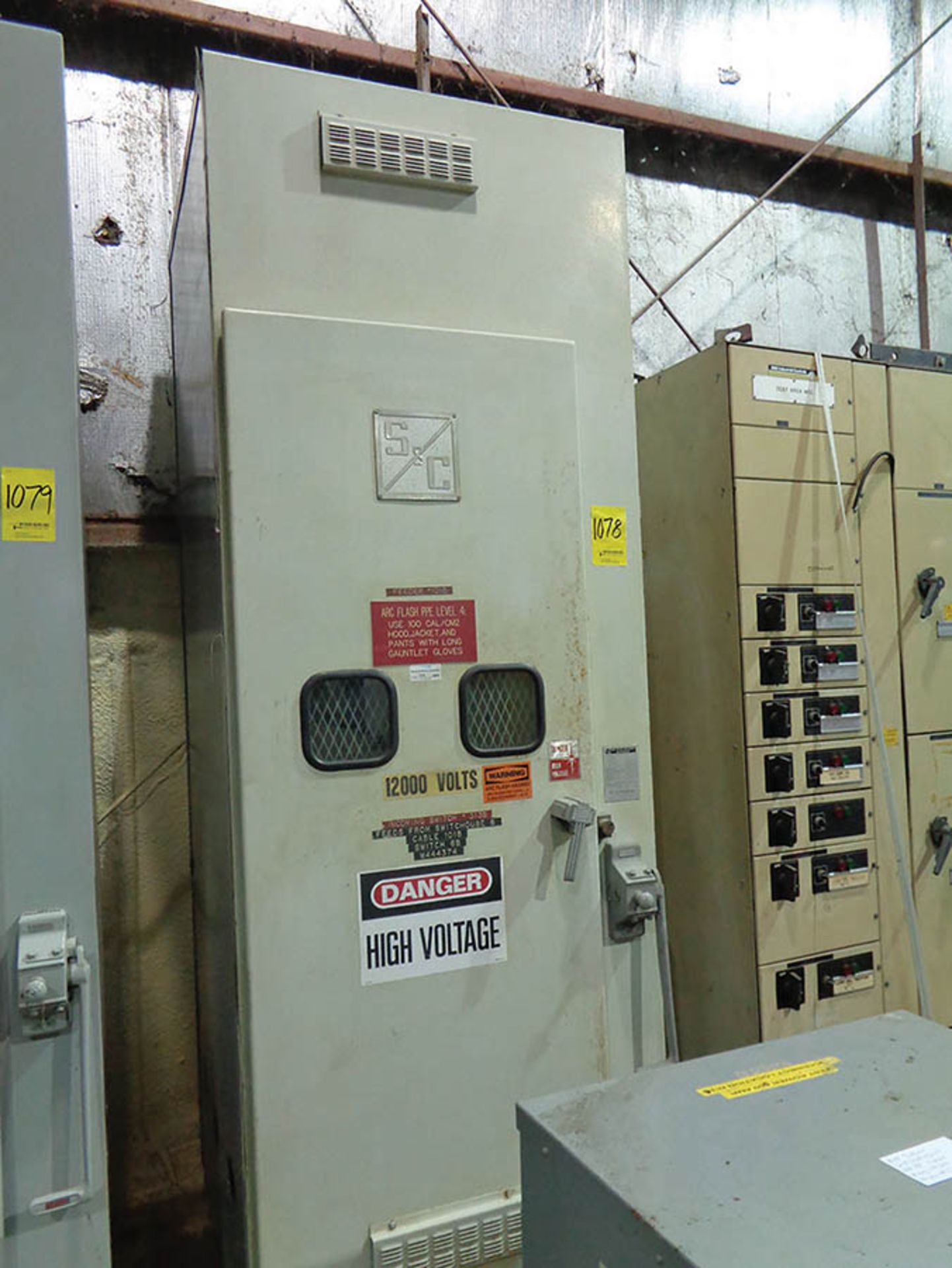 S&C SWITCHGEAR 13.2 KVA 600 AMP METAL ENCLOSED SWITCH