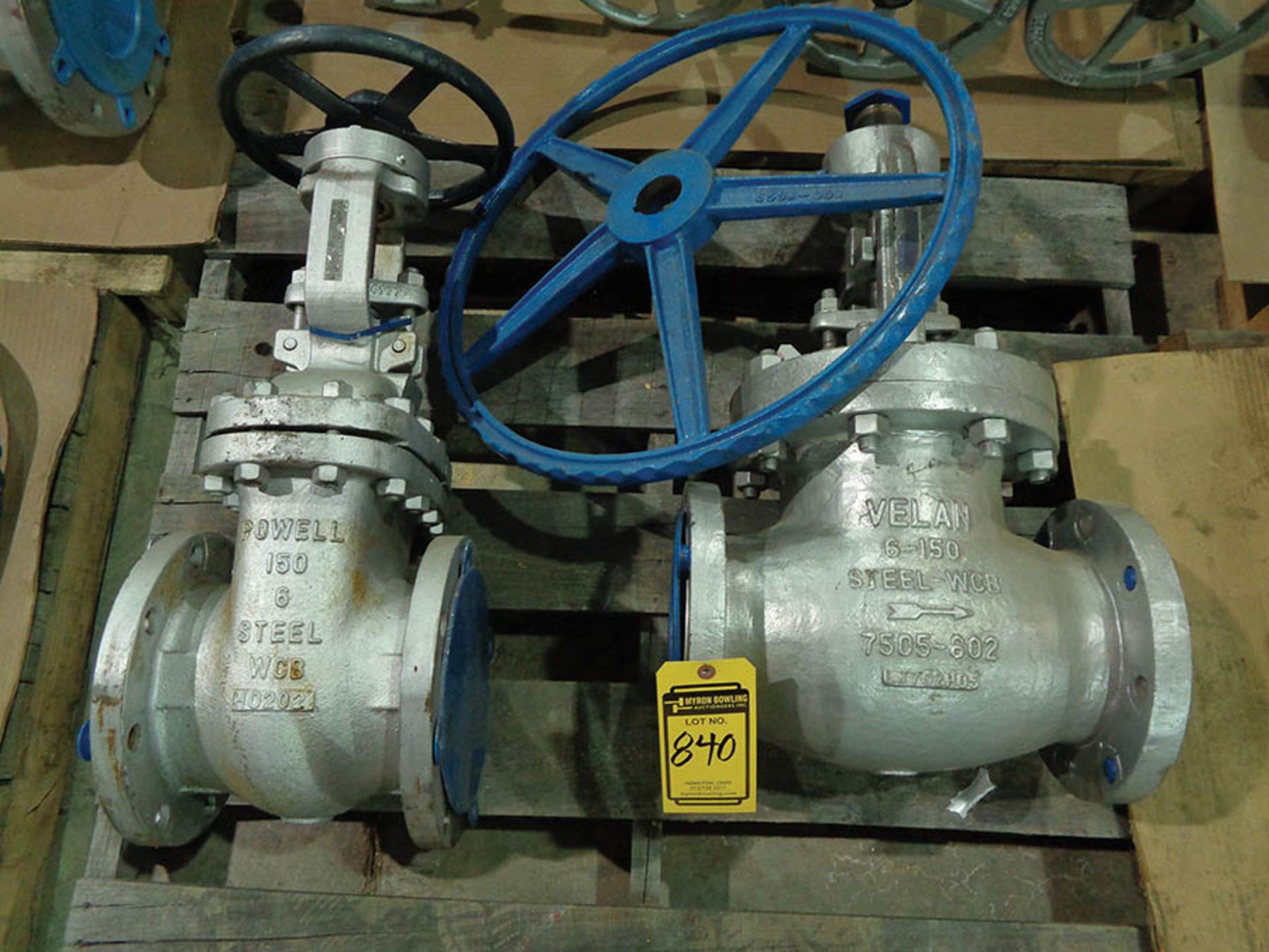 PALLET OF (2) STEEL VALVES