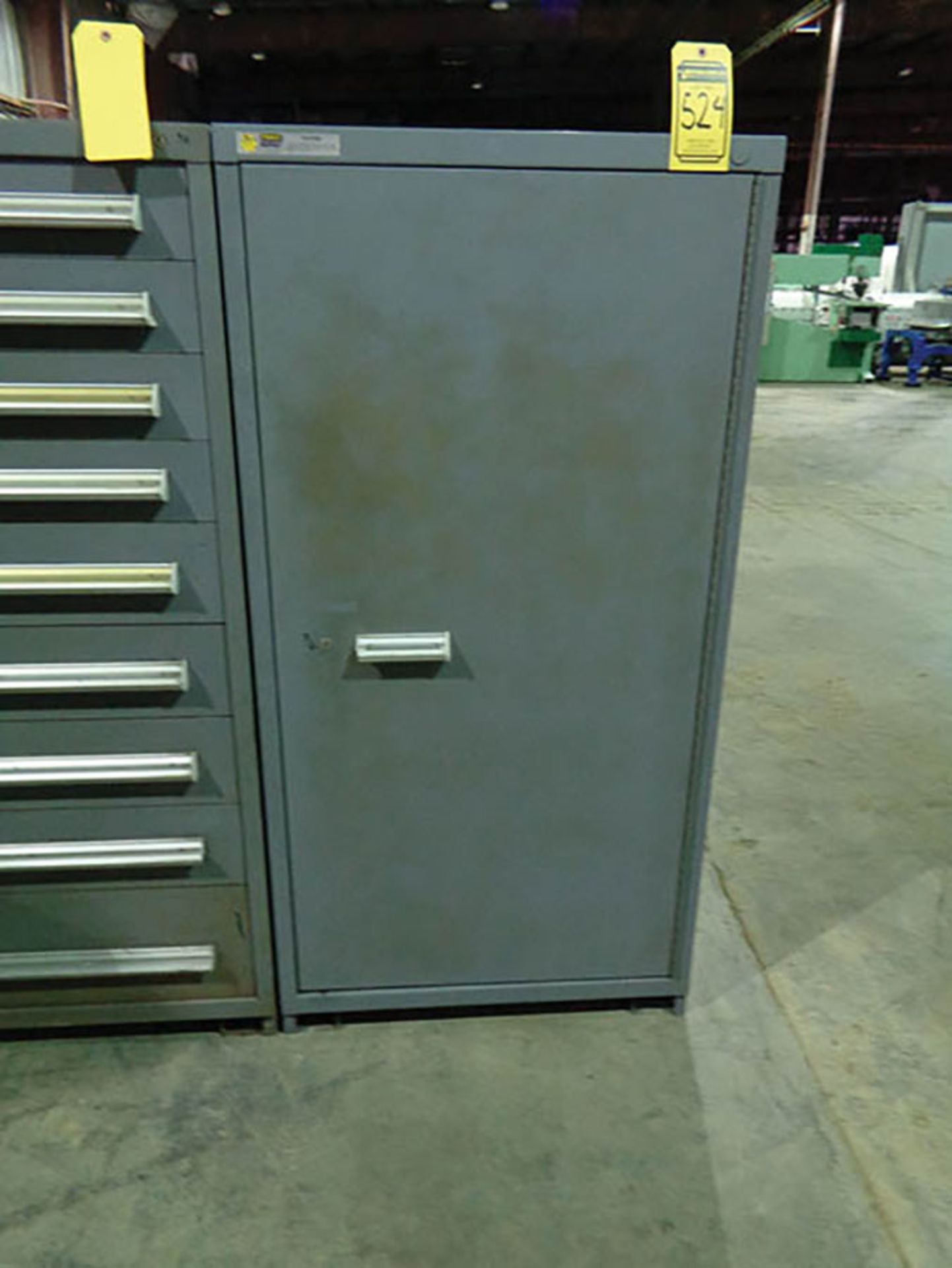 STANLEY VIDMAR INDUSTRIAL STORAGE CABINET W/ CONTENTS