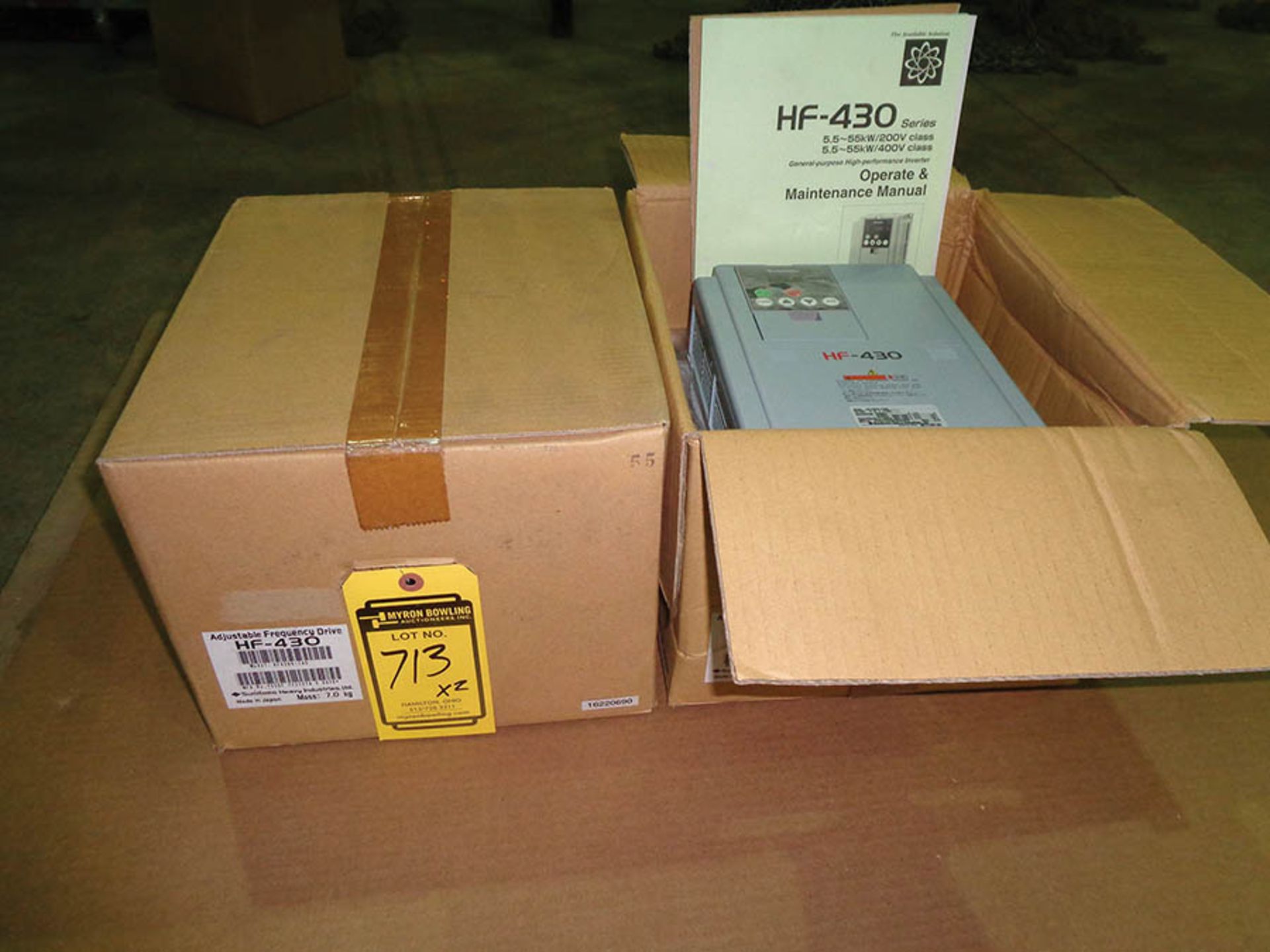 SUMITOMO HF-4304-7A5 ADJUSTABLE FREQUENCY DRIVES NEW IN BOX (X 2)