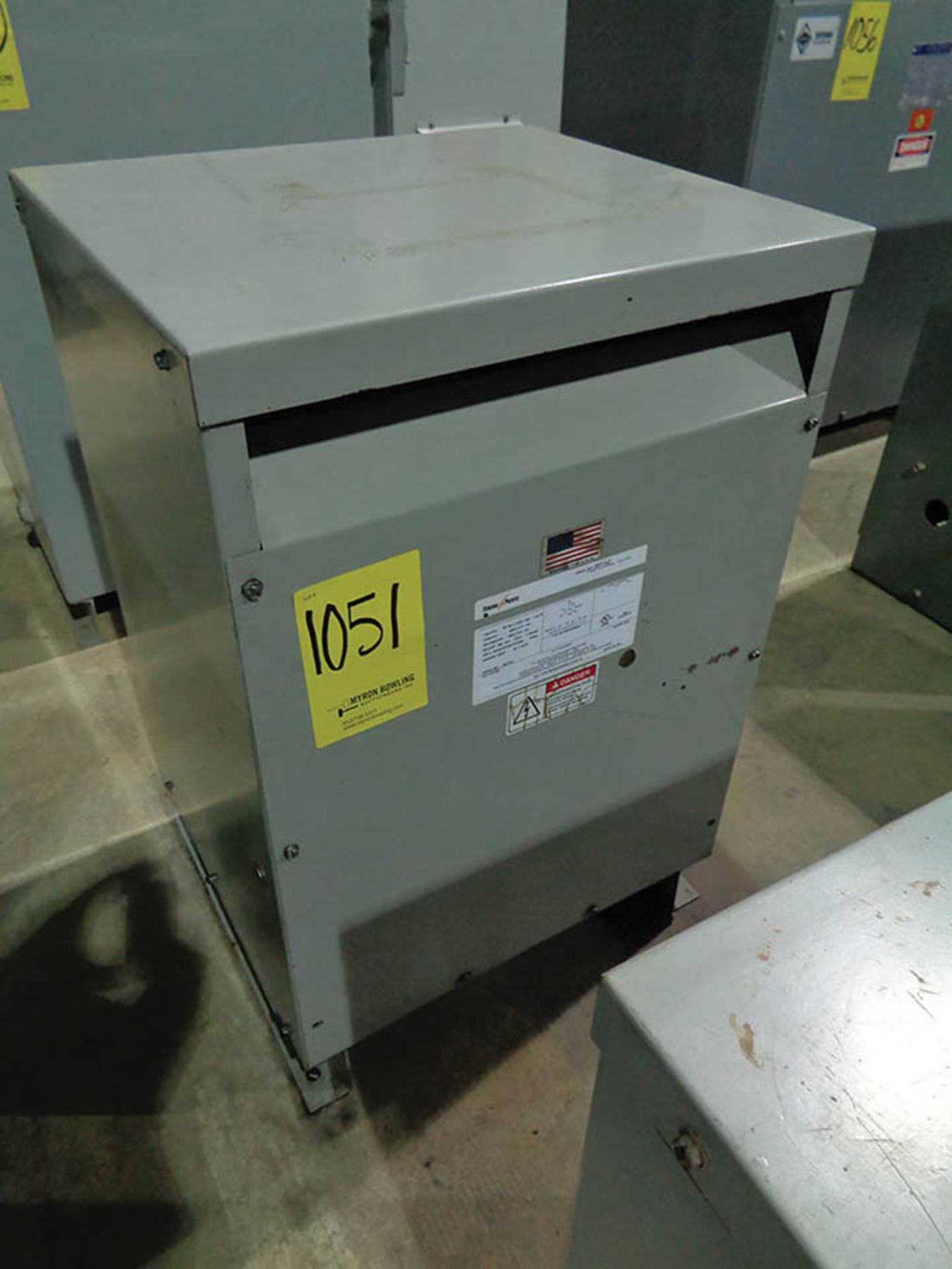 FEDERAL PACIFIC TRANSFORMER 36 B 150 KVA PRIMARY 480V SECONDARY 400V