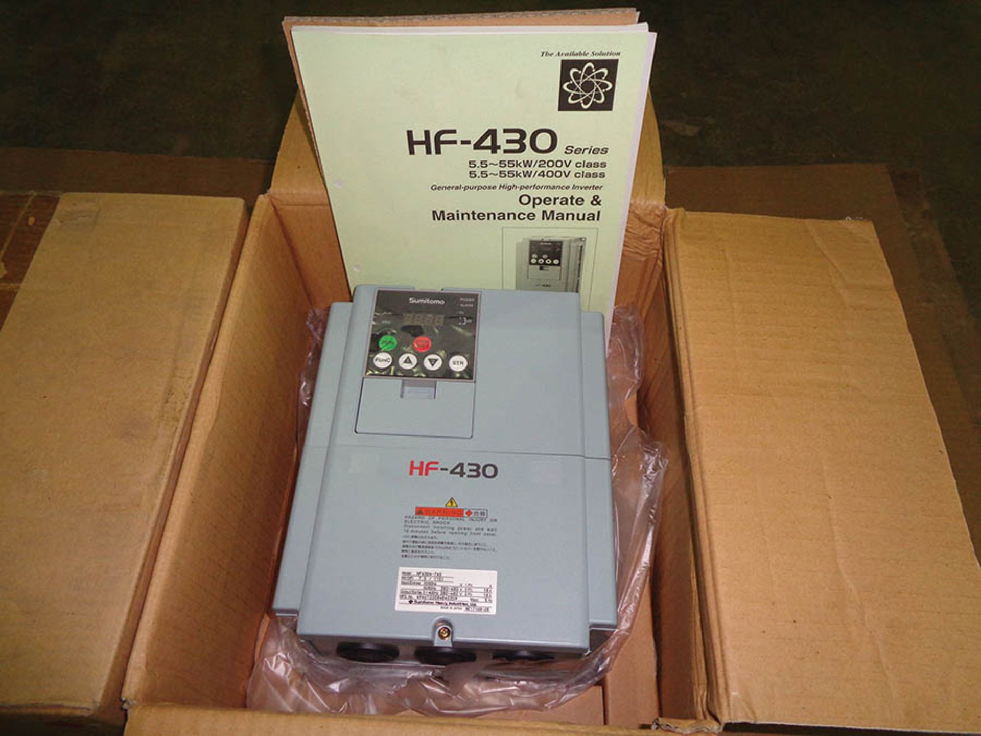 SUMITOMO HF-4304-7A5 ADJUSTABLE FREQUENCY DRIVES NEW IN BOX (X 2) - Image 2 of 2