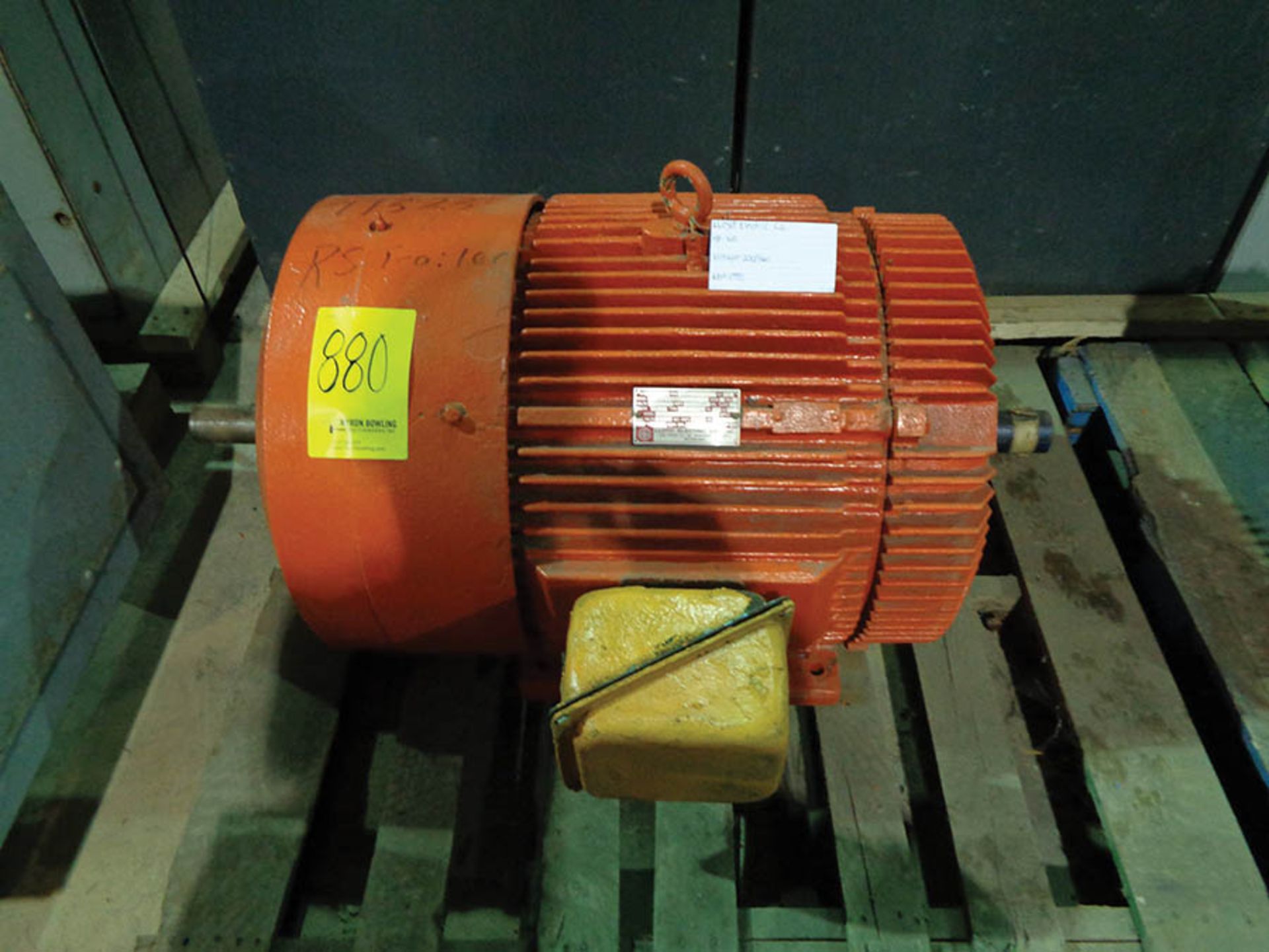 LLOYD 100 HP 460V 1775 RPM 405TS FRAME ELECTRIC MOTOR