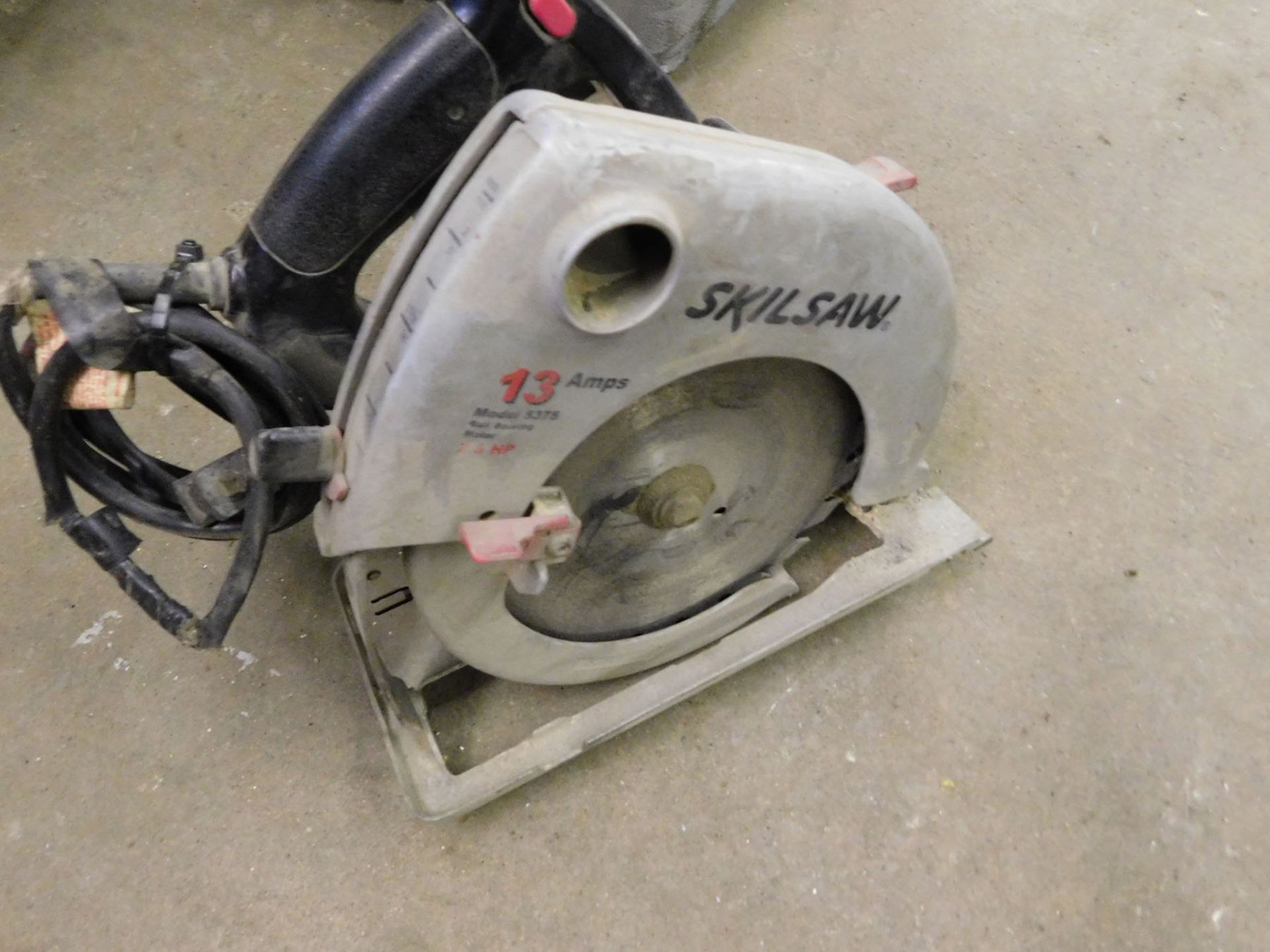 SKILSAW CIRCULAR SAW; 13 AMPS, MODEL 5375, BALL BEARING MOTOR 2.8 HP